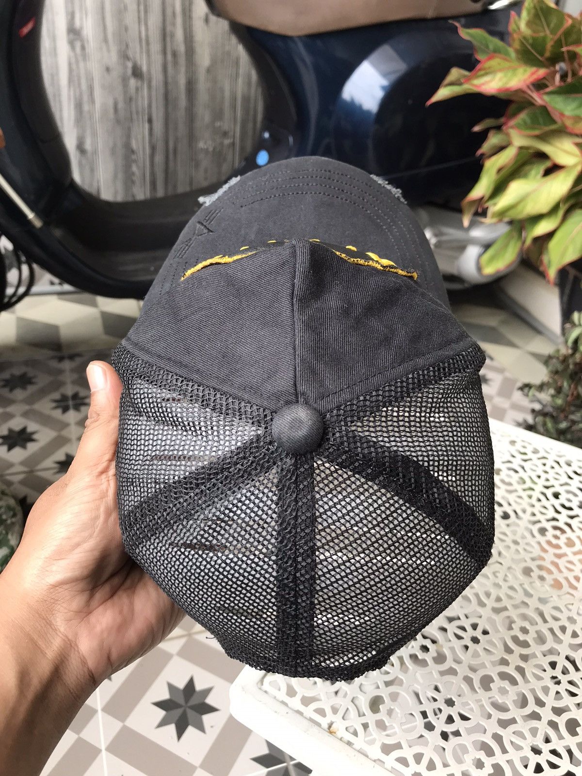 Alpha Industries × Vintage 🔥Distressed Alpha Industries X Trucker Cap Hat Size ONE SIZE - 7 Thumbnail