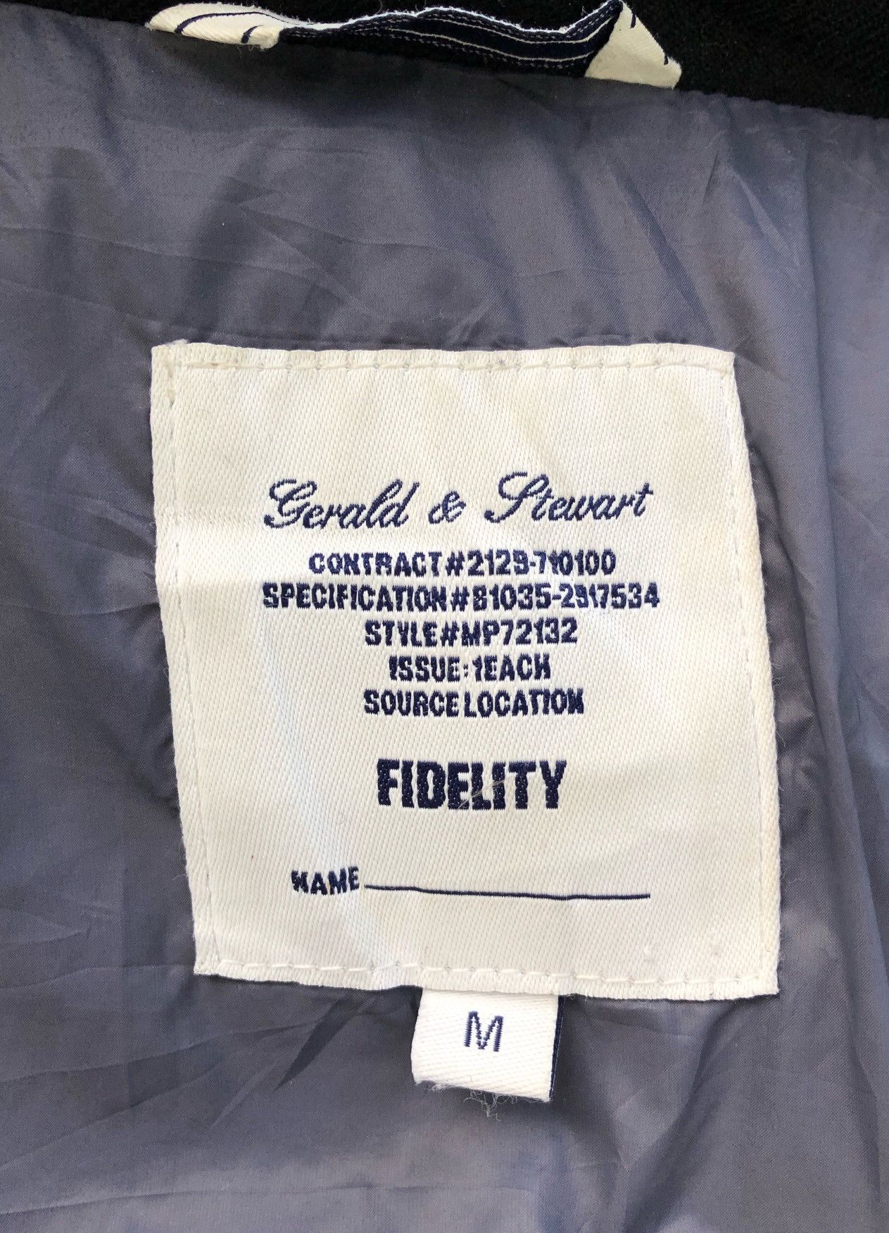 Fidelity Fidelity Black Shield Down Jacket Size US M / EU 48-50 / 2 - 14 Thumbnail