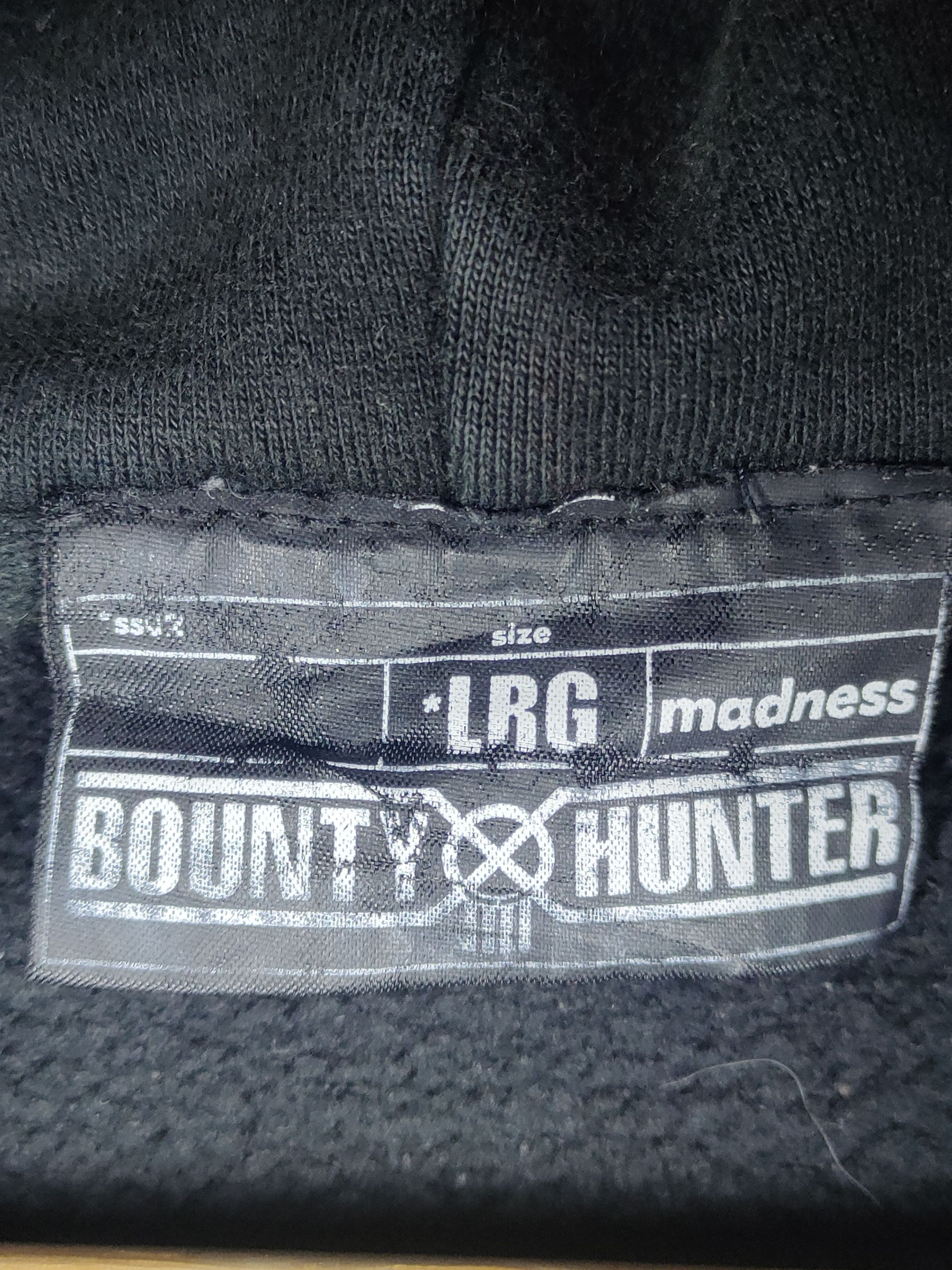 Vintage LRG x Bounty Hunter Zipper Hoodie Sweatshirt