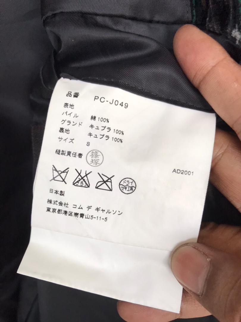 Comme des Garcons Homme Plus Vintage Comme Des Garcons Homme Plus Velvet Jacket Size US S / EU 44-46 / 1 - 8 Thumbnail