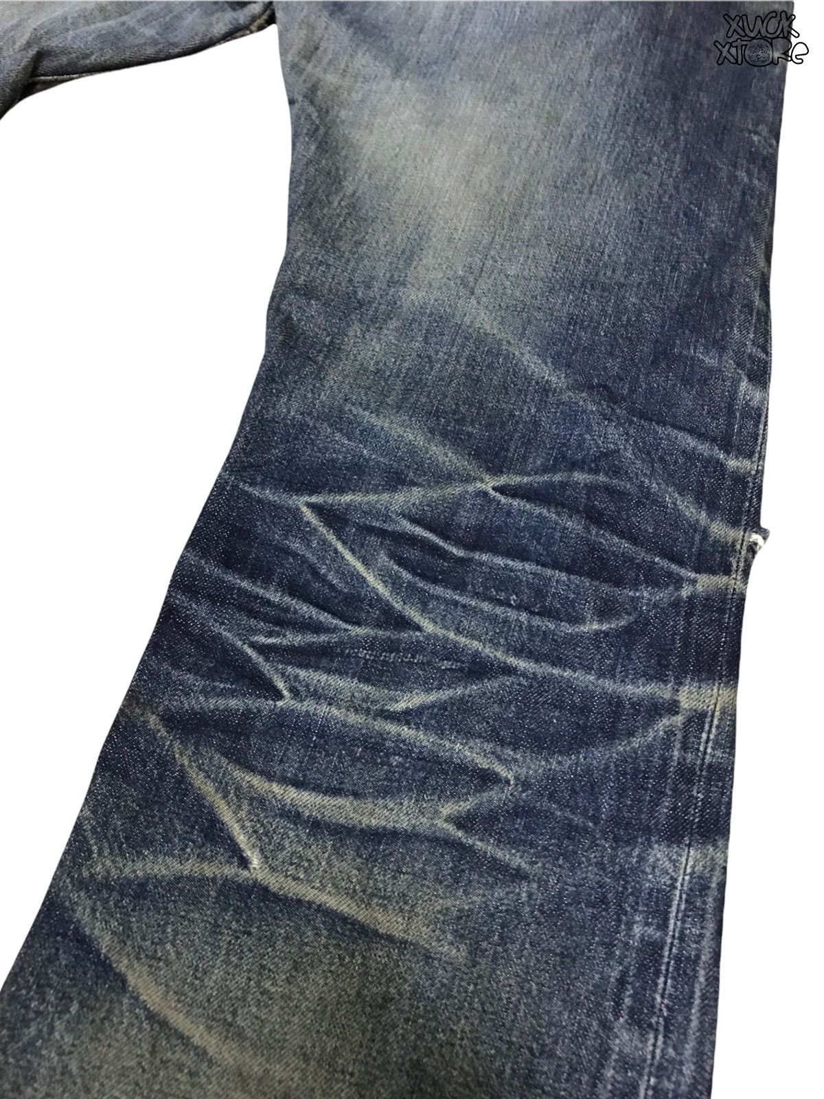 Designer Vintage Distressed SELVEDGE CAMINO Denim 28 Size US 28 / EU 44 - 5 Thumbnail