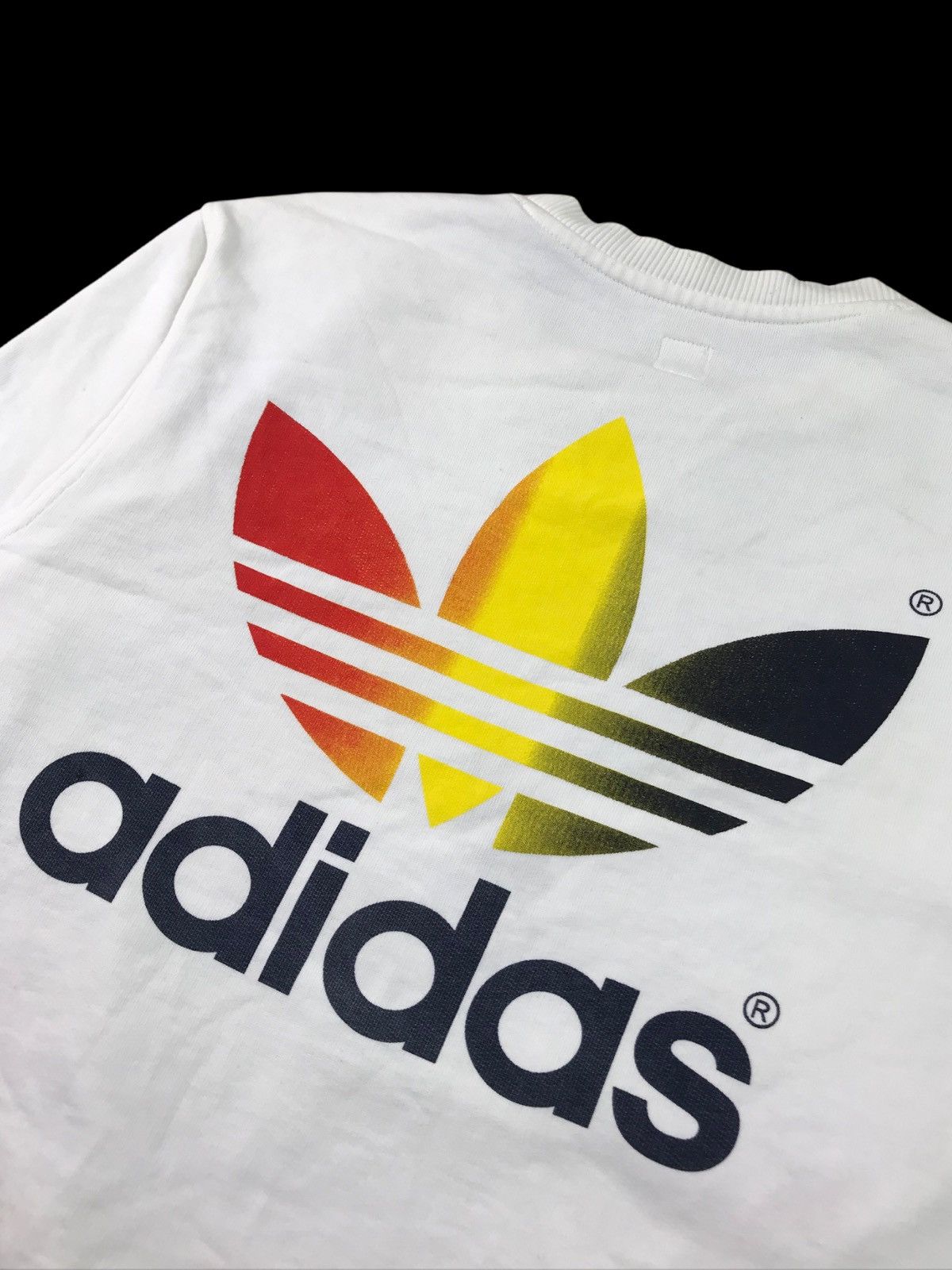 factory online ADIDAS TREFOIL RAINBOW COLOR VENTURA SWEATSHIRT