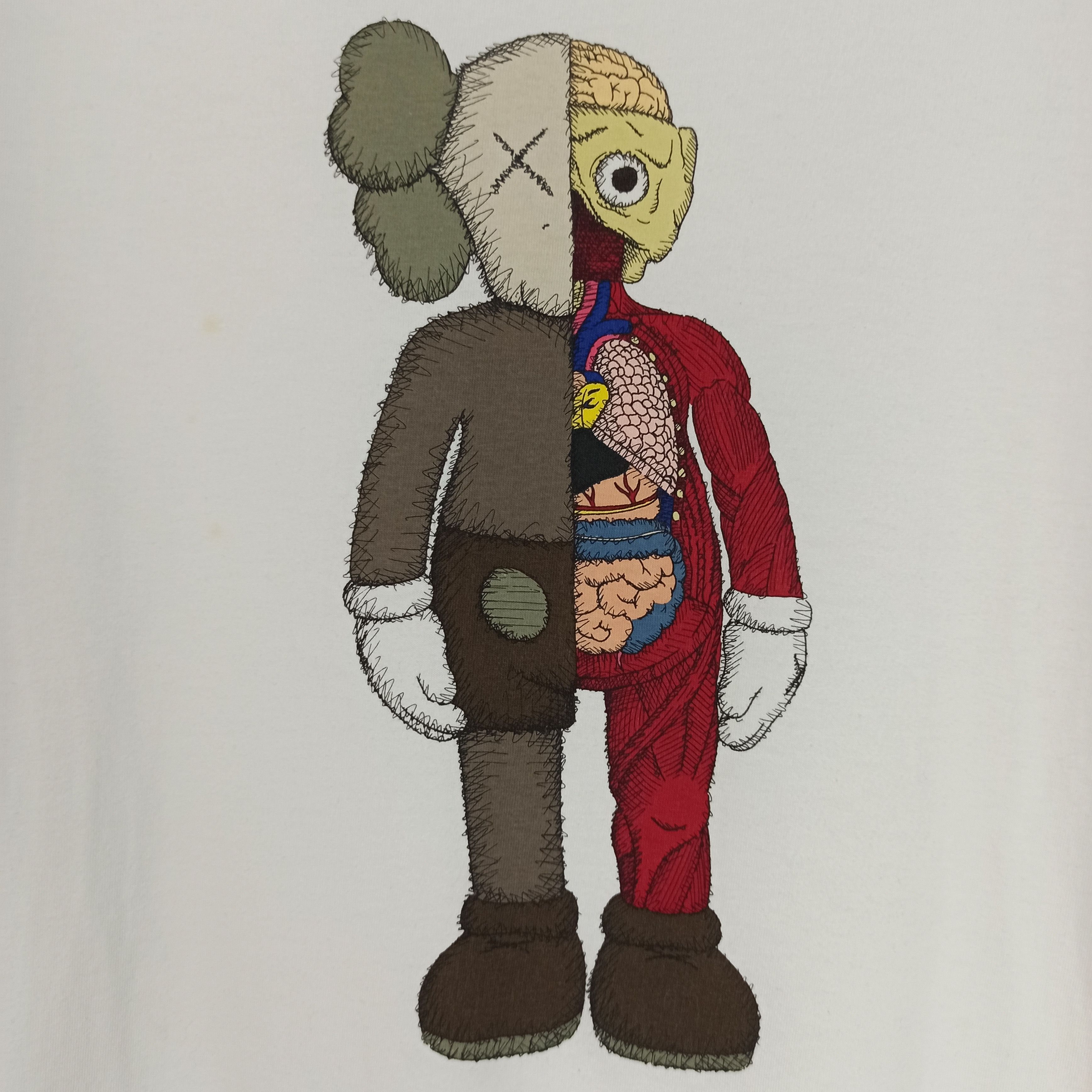 Kaws × Uniqlo 🔥STEALS🔥 Uniqlo x Kaws Flayed Tee White Size US L / EU 52-54 / 3 - 2 Thumbnail