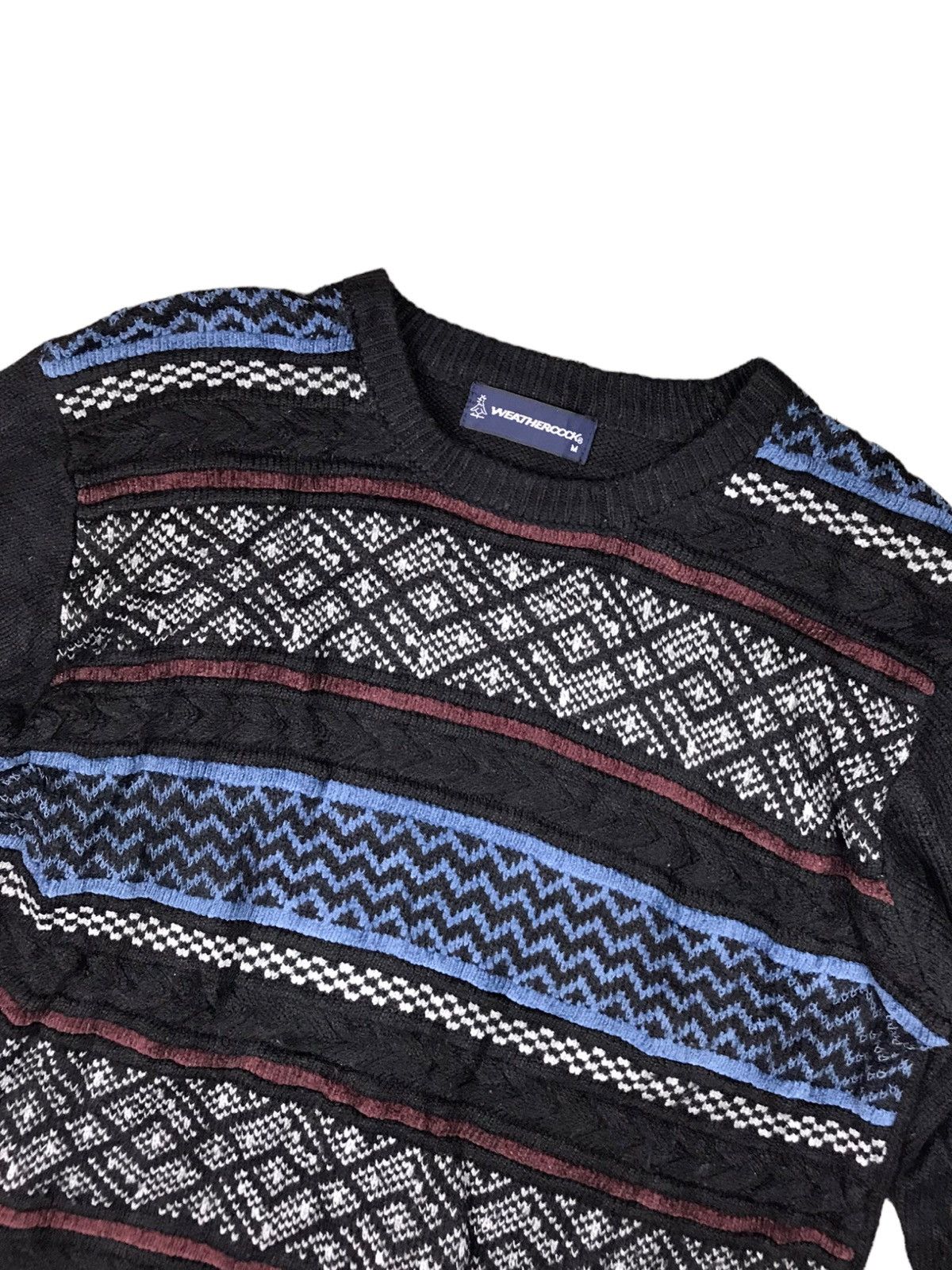 Japanese Brand × Vintage VINTAGE 90’s WEATHERCOCK SWEATSHIRT KNITWEAR Size US M / EU 48-50 / 2 - 2 Thumbnail