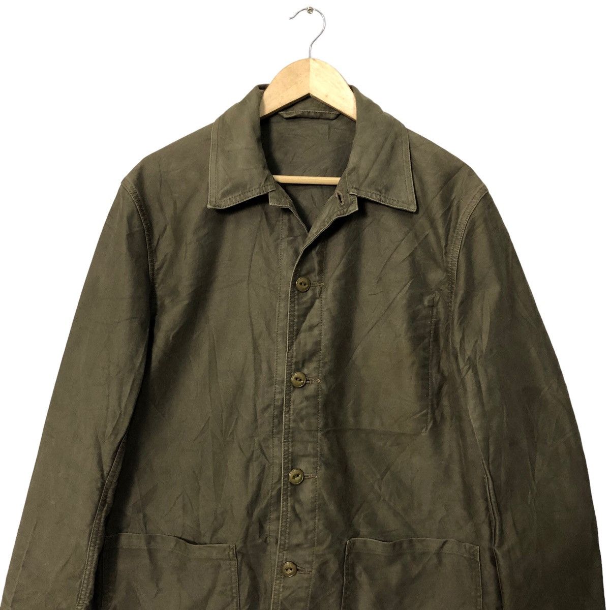 Issey Miyake Vintage Ships Button Ups Parka Jacket Made in Japan Size US L / EU 52-54 / 3 - 4 Thumbnail