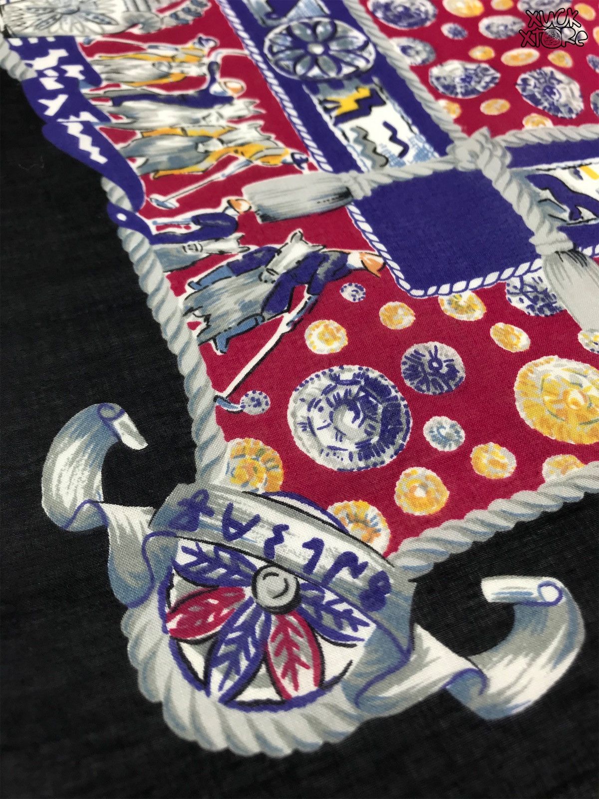 Vintage Royal Polo Sports Club Handkerchief / Bandana / Neckerchief Size ONE SIZE - 7 Thumbnail