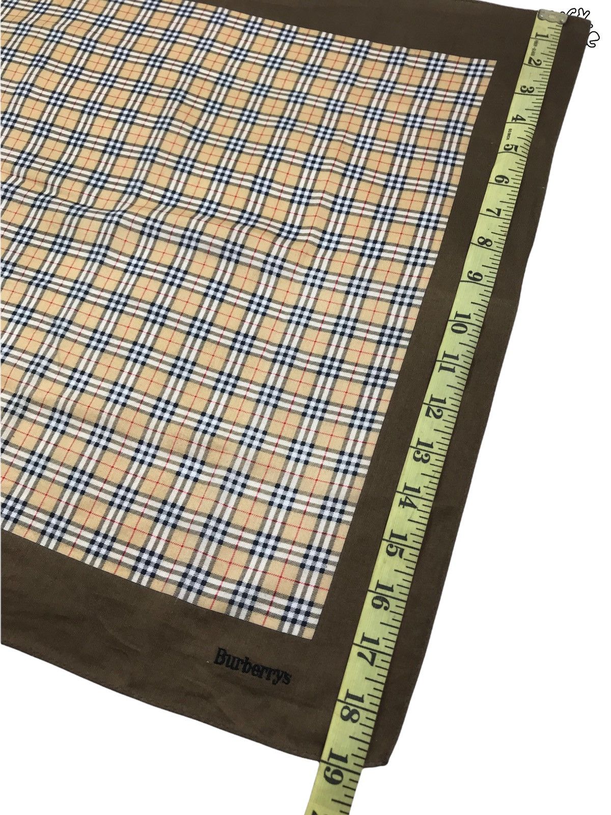Burberry Vintage Burberry Handkerchief / Bandana / Neckerchief Size ONE SIZE - 4 Thumbnail