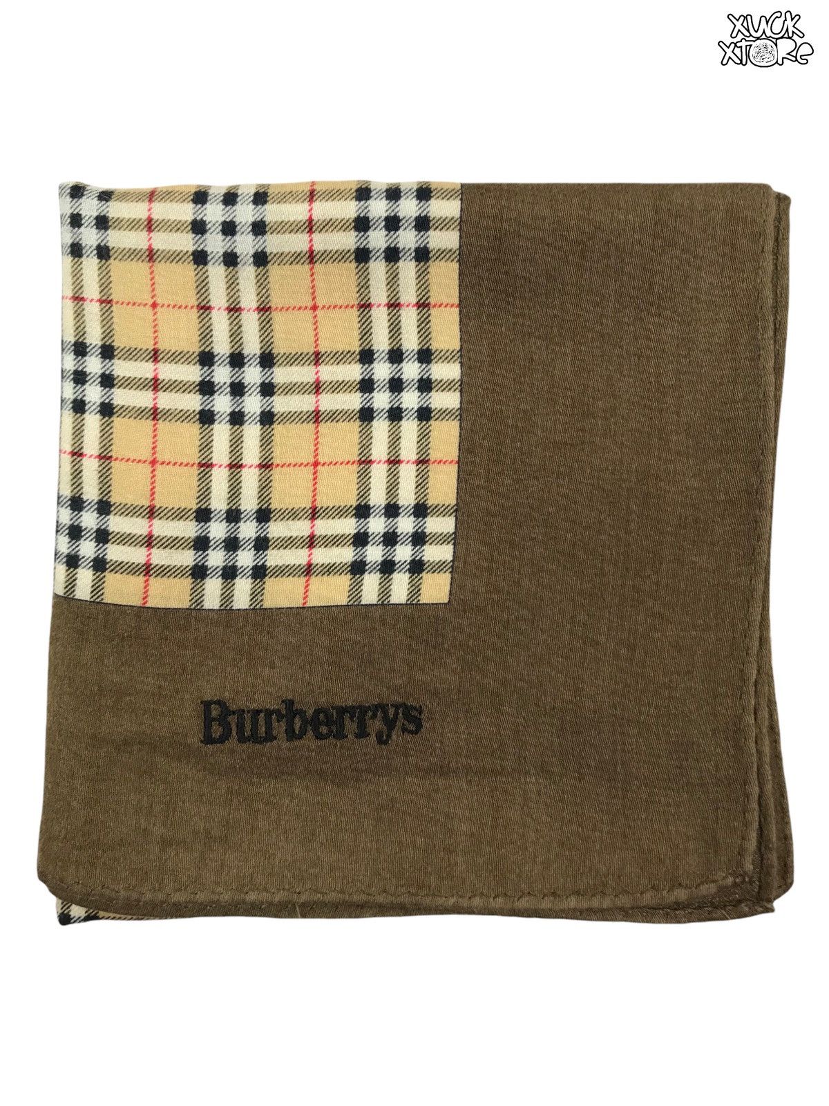Burberry Vintage Burberry Handkerchief / Bandana / Neckerchief Size ONE SIZE - 1 Thumbnail