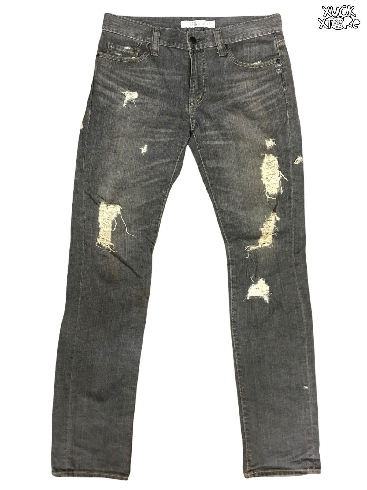 Uniqlo Vintage Distressed UNIQLO SkinnyFit 31 Size US 31 - 1 Thumbnail