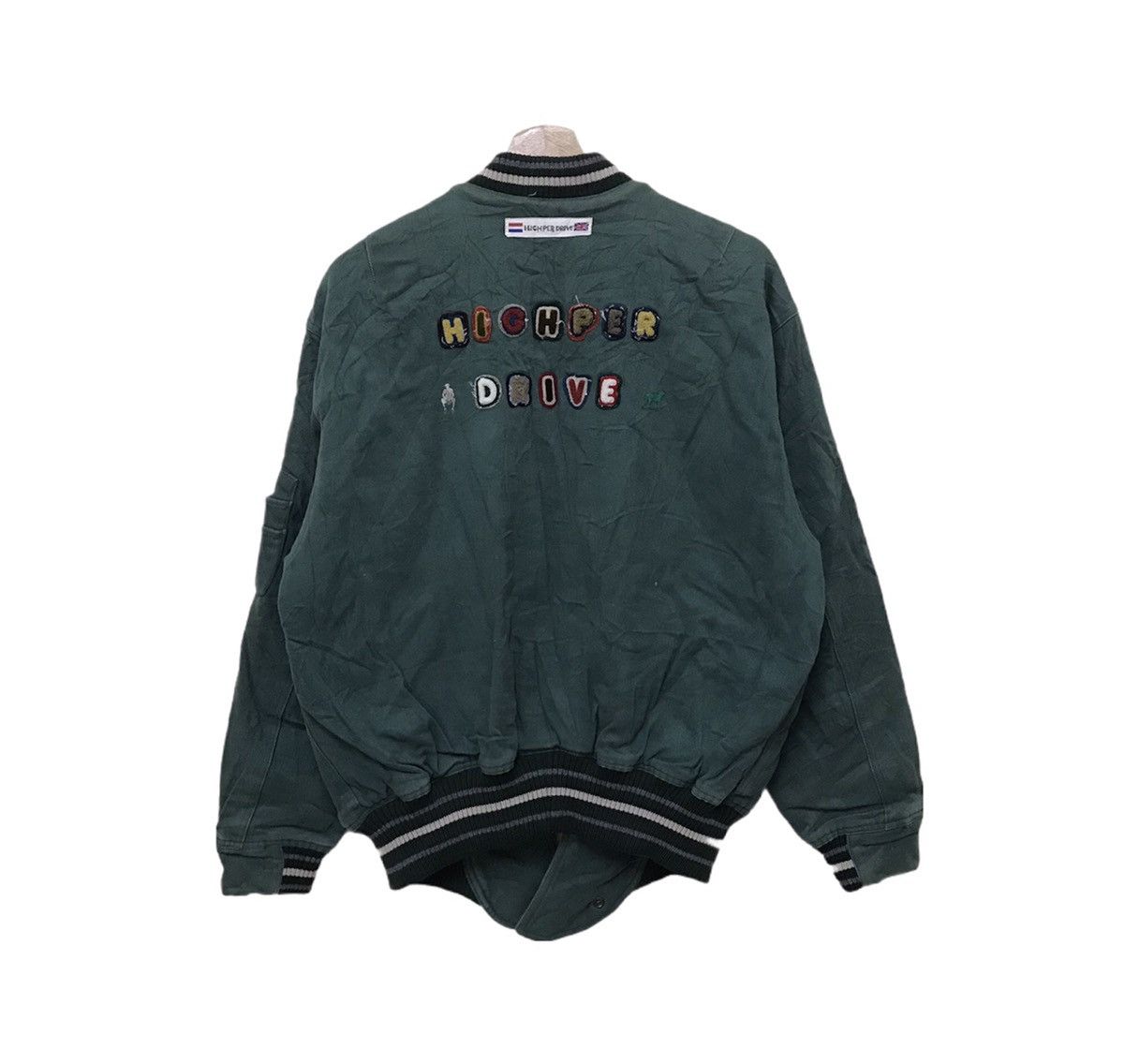 Japanese Brand Vintage Japan Highper Drive Bomber Jacket Size US M / EU 48-50 / 2 - 5 Thumbnail