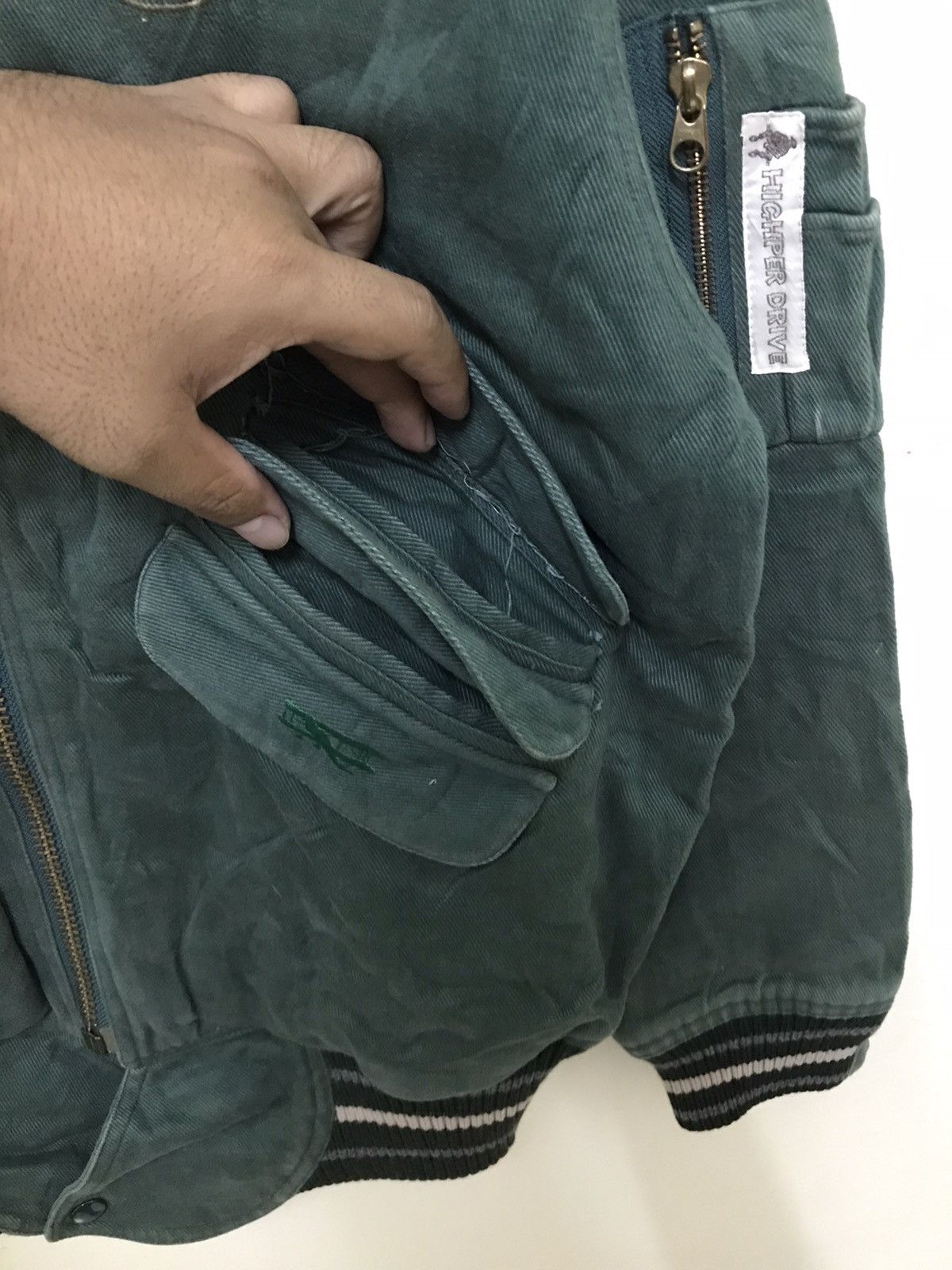 Japanese Brand Vintage Japan Highper Drive Bomber Jacket Size US M / EU 48-50 / 2 - 12 Thumbnail