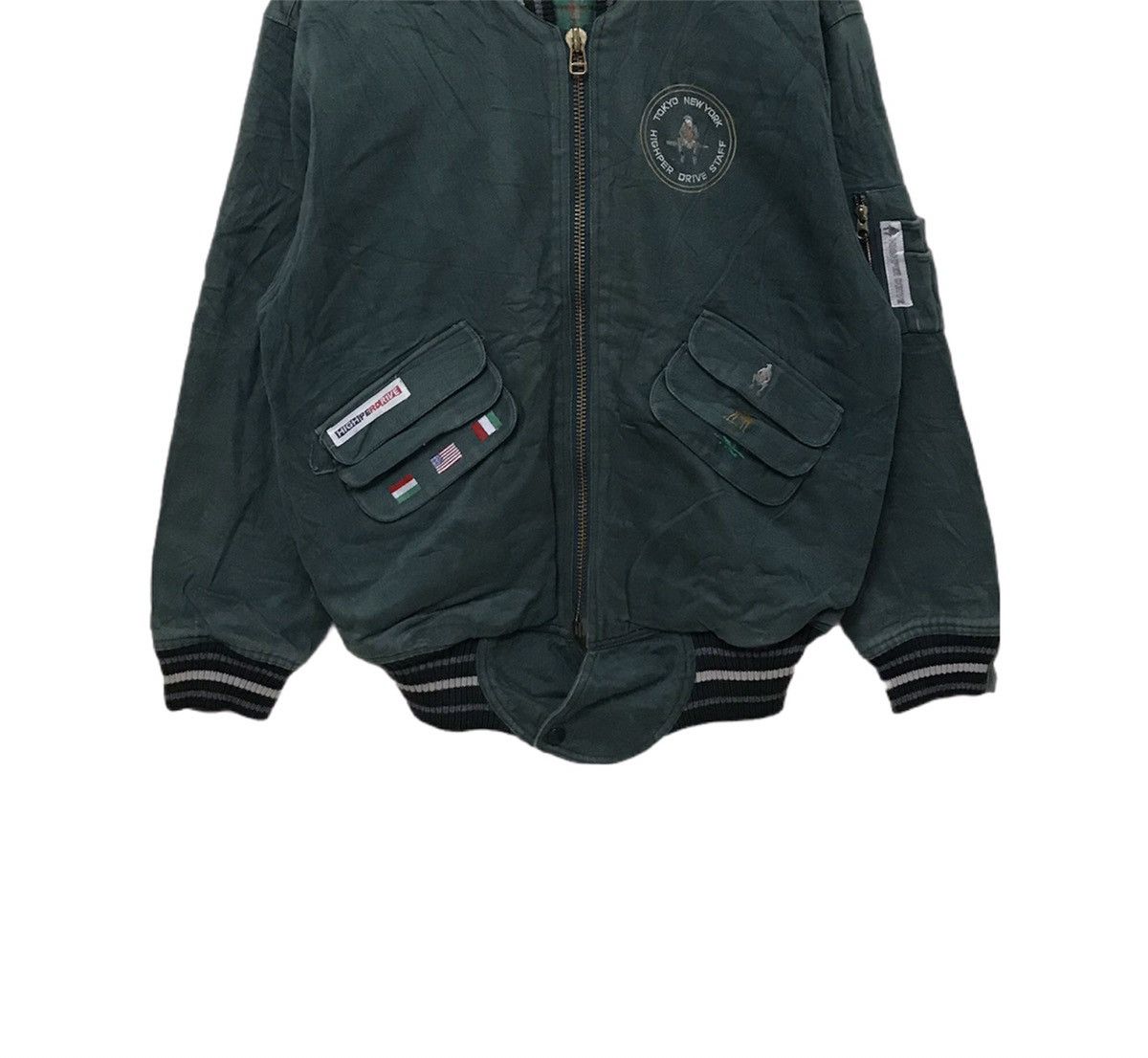 Japanese Brand Vintage Japan Highper Drive Bomber Jacket Size US M / EU 48-50 / 2 - 4 Thumbnail