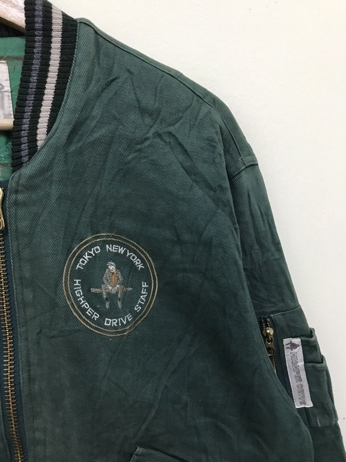 Japanese Brand Vintage Japan Highper Drive Bomber Jacket Size US M / EU 48-50 / 2 - 9 Thumbnail