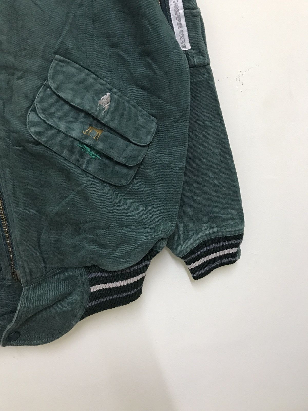 Japanese Brand Vintage Japan Highper Drive Bomber Jacket Size US M / EU 48-50 / 2 - 16 Thumbnail