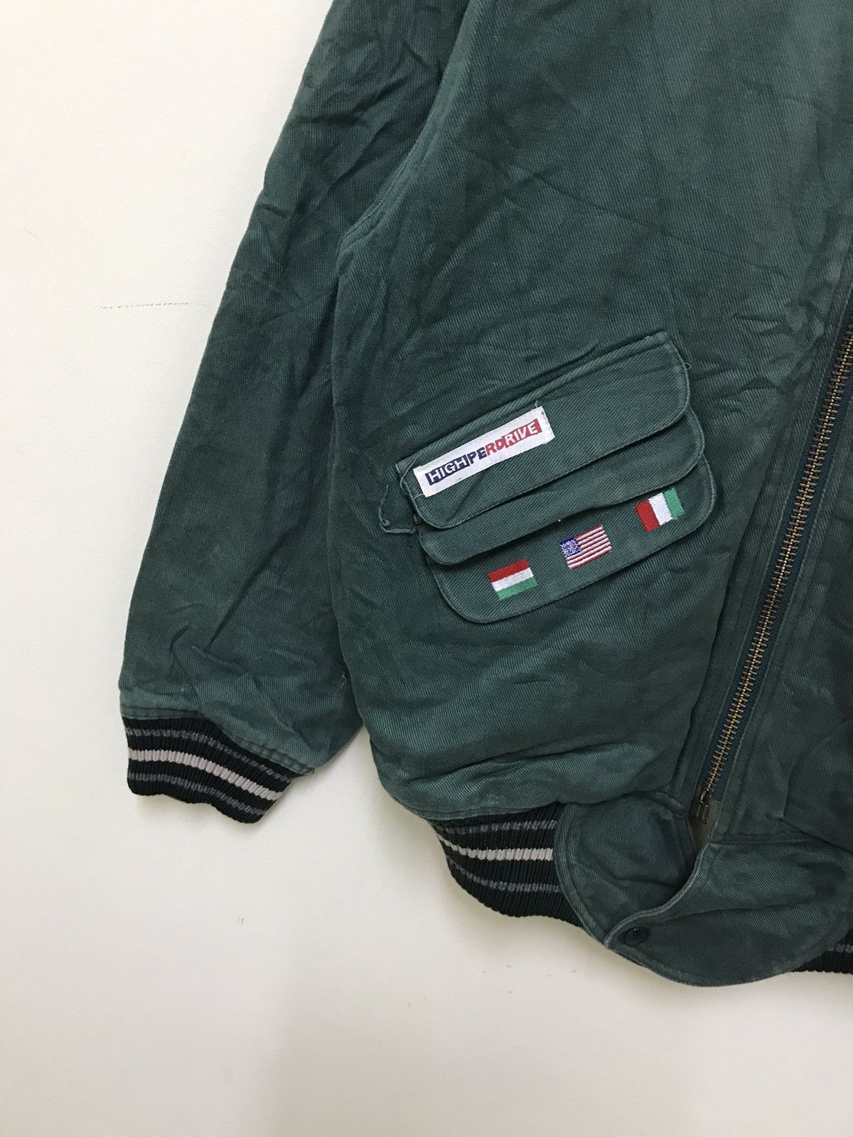 Japanese Brand Vintage Japan Highper Drive Bomber Jacket Size US M / EU 48-50 / 2 - 17 Thumbnail