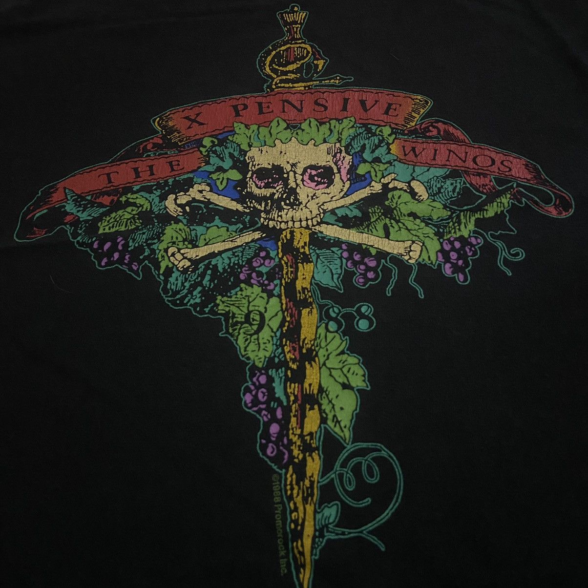 Band Tees Keith richards and the x-pensive winos tshirt 1988 Size US M / EU 48-50 / 2 - 2 Thumbnail