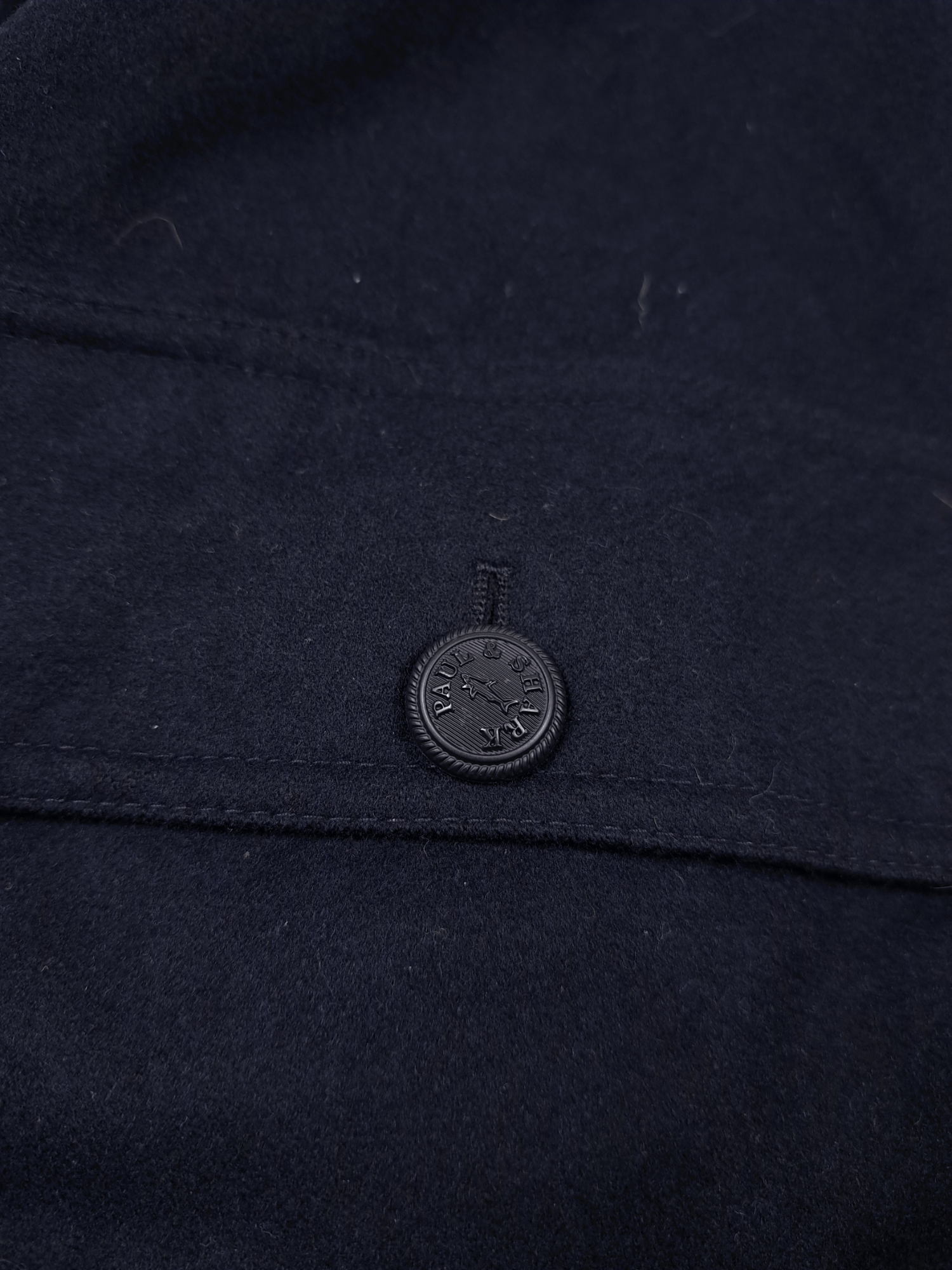 Paul & Shark × Vintage 💎 Vintage Wool Yachting Black Jacket Coat Size XXL Size US XXL / EU 58 / 5 - 4 Thumbnail