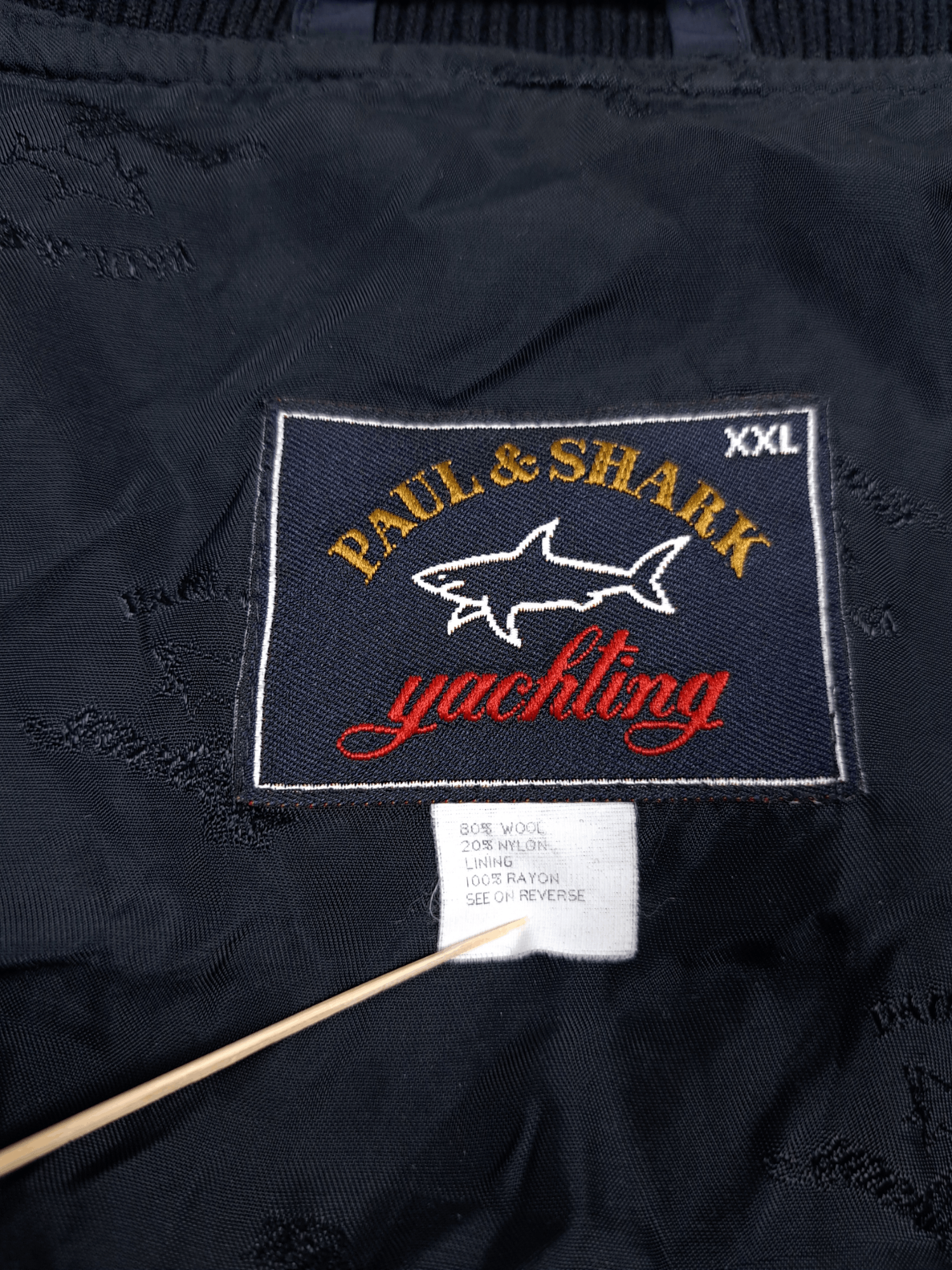 Paul & Shark × Vintage 💎 Vintage Wool Yachting Black Jacket Coat Size XXL Size US XXL / EU 58 / 5 - 7 Thumbnail