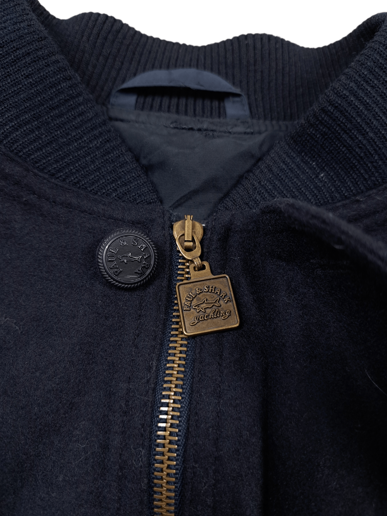Paul & Shark × Vintage 💎 Vintage Wool Yachting Black Jacket Coat Size XXL Size US XXL / EU 58 / 5 - 5 Thumbnail