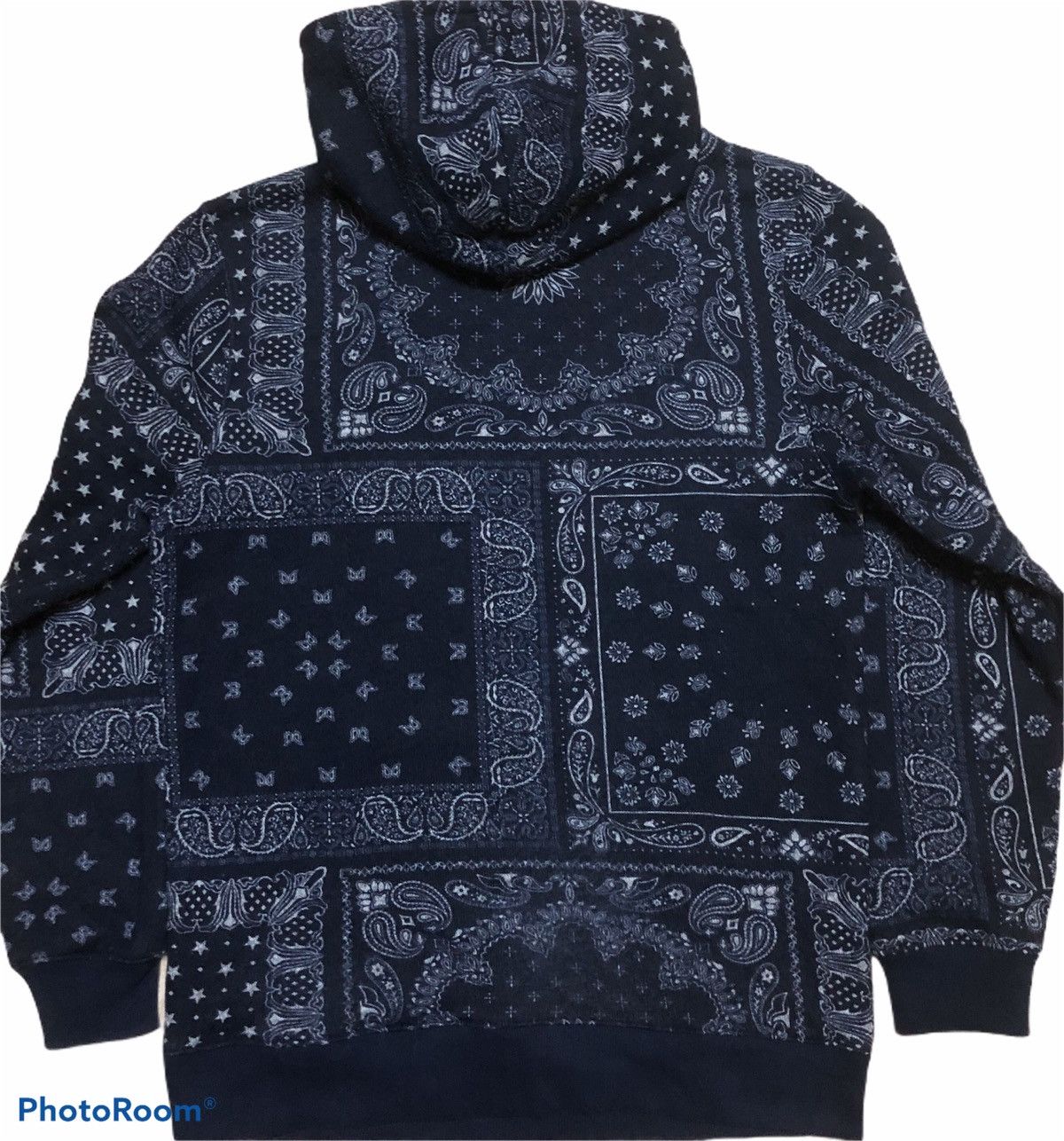 Japanese Brand Awesome BANDANA Print Hooded Sweatshirt KAPITAL Style Size US L / EU 52-54 / 3 - 4 Thumbnail