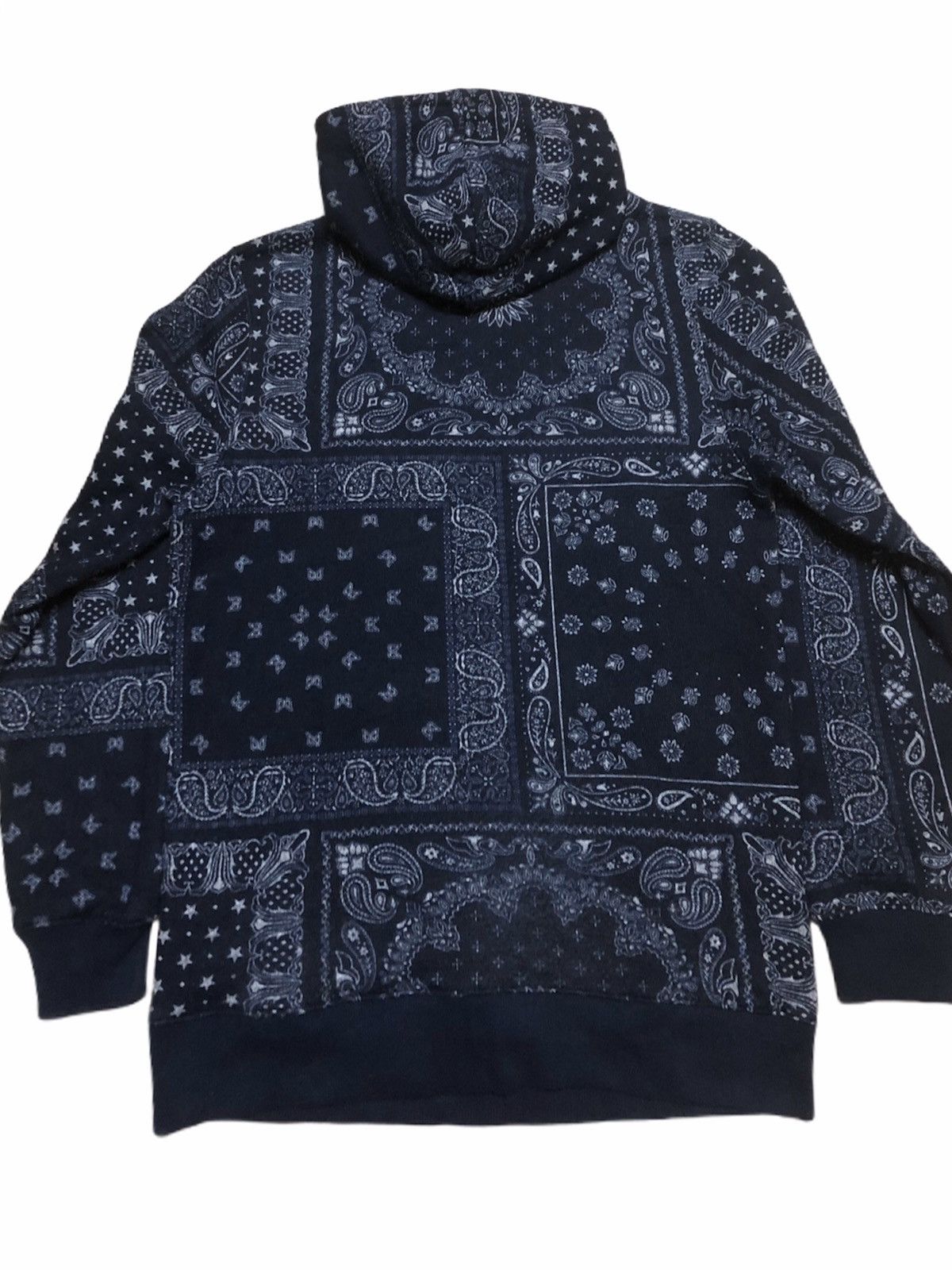 Japanese Brand Awesome BANDANA Print Hooded Sweatshirt KAPITAL Style Size US L / EU 52-54 / 3 - 3 Thumbnail