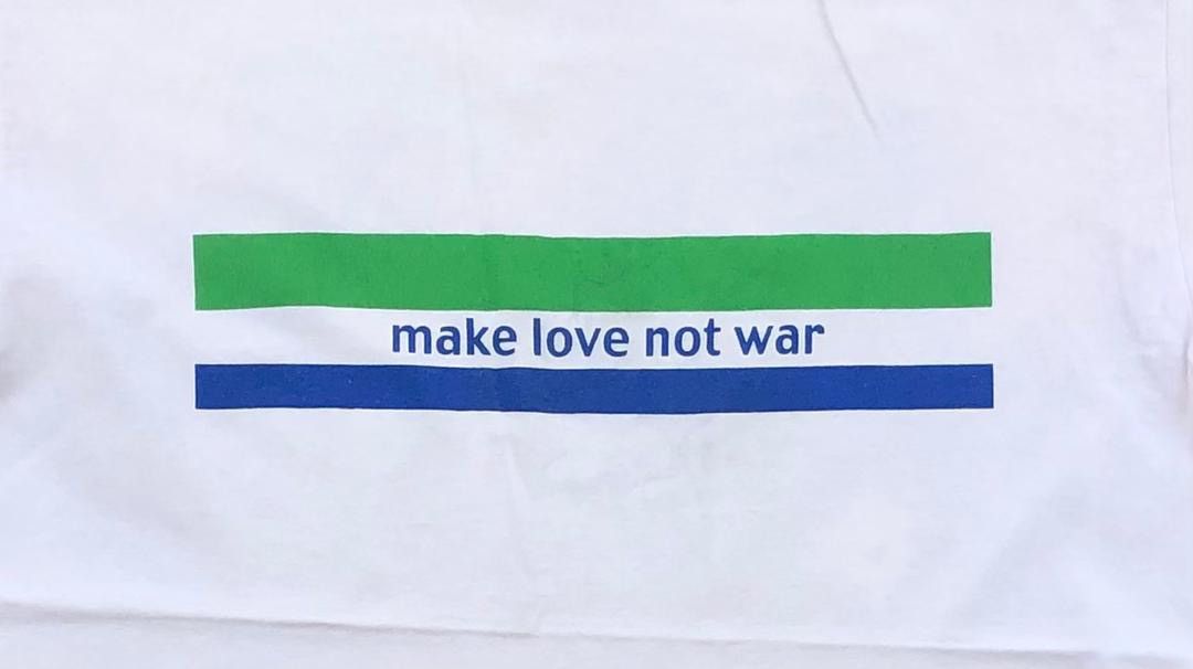 Anvil × Band Tees × Vintage vintage tee Make Love Not War A28 Size US L / EU 52-54 / 3 - 2 Thumbnail