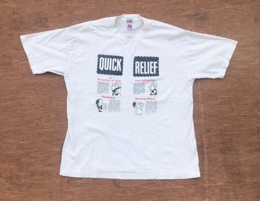 Vintage vintage tee Quick Relief B9 Size US M / EU 48-50 / 2 - 1 Thumbnail