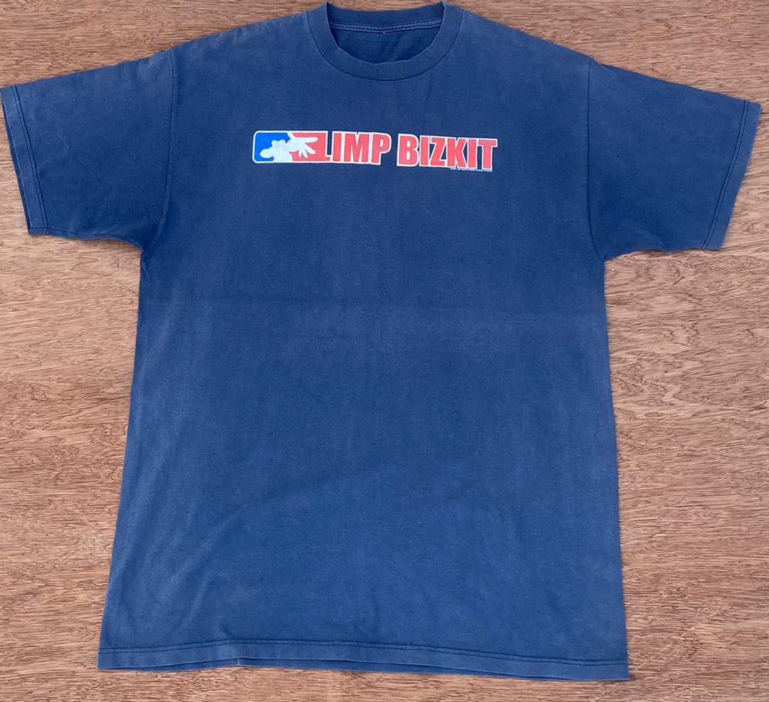 Band Tees × Vintage vintage tee 90s Limp Bizkit Rap Rock ( A 19 ) Size US L / EU 52-54 / 3 - 1 Thumbnail