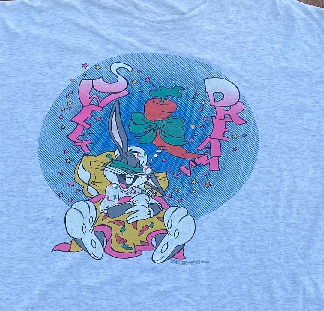 Vintage × Warner Bros Vintage Tee Bugs Bunny ( A 12 ) Size US XXL / EU 58 / 5 - 2 Thumbnail