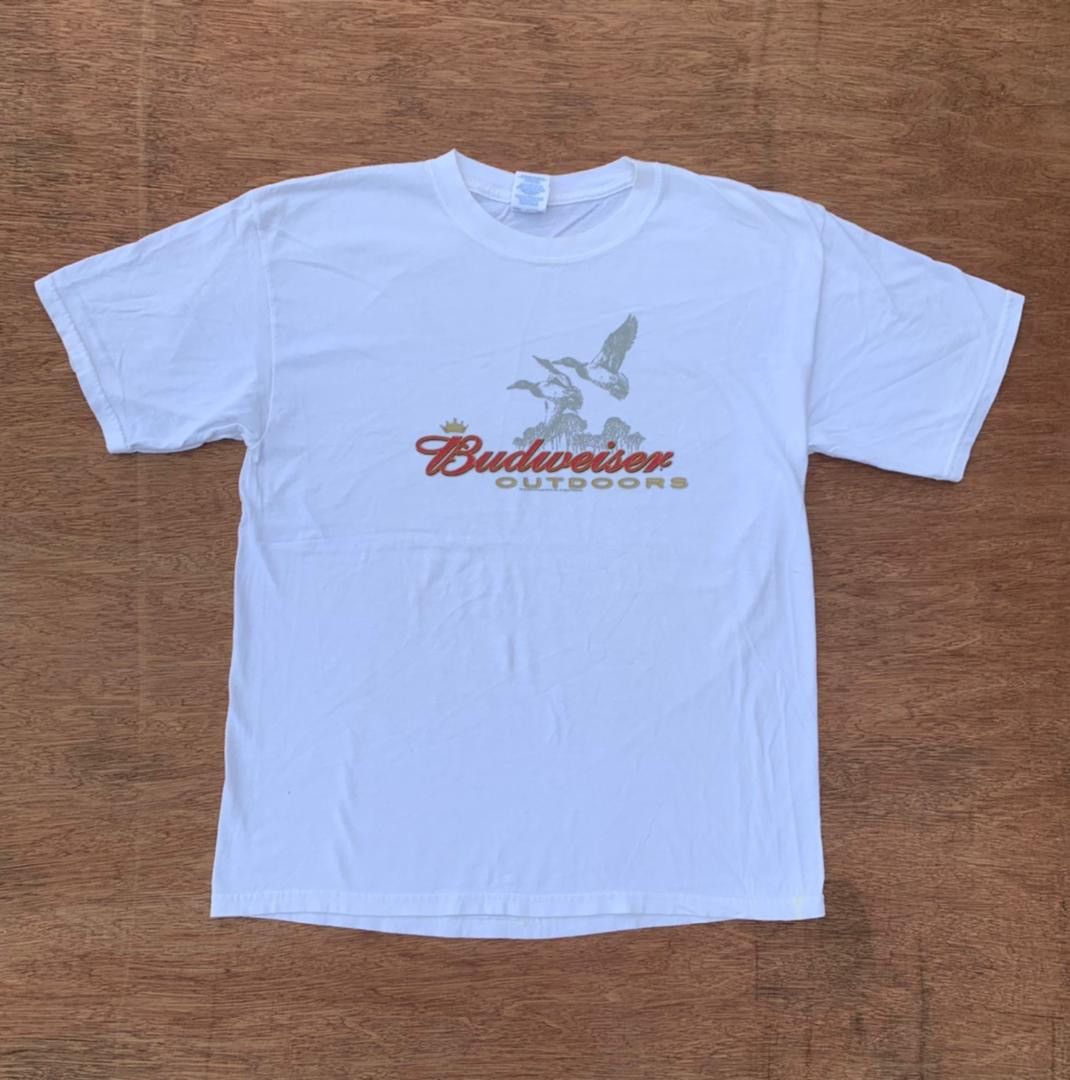 Budweiser × Gildan × Vintage Vintage Tee D - 11 budweiser Size US L / EU 52-54 / 3 - 1 Thumbnail