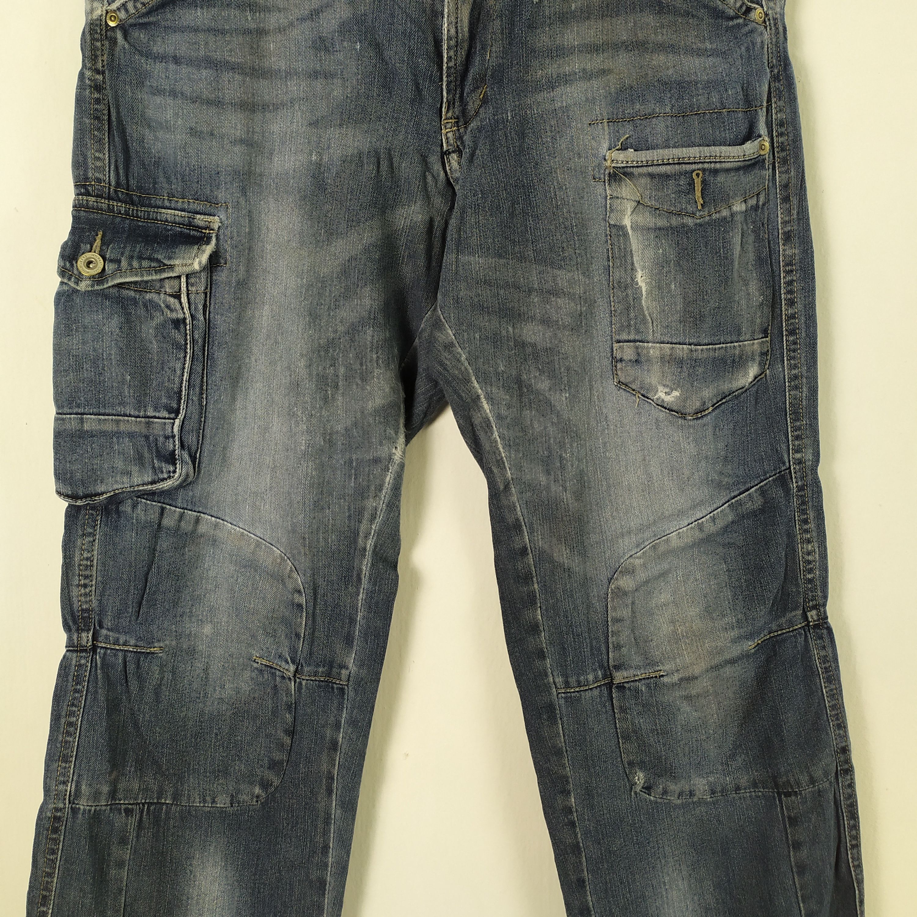 Japanese Brand × Vintage JAPANESE BRAND FADED CARGO PANTS Size US 32 / EU 48 - 4 Thumbnail