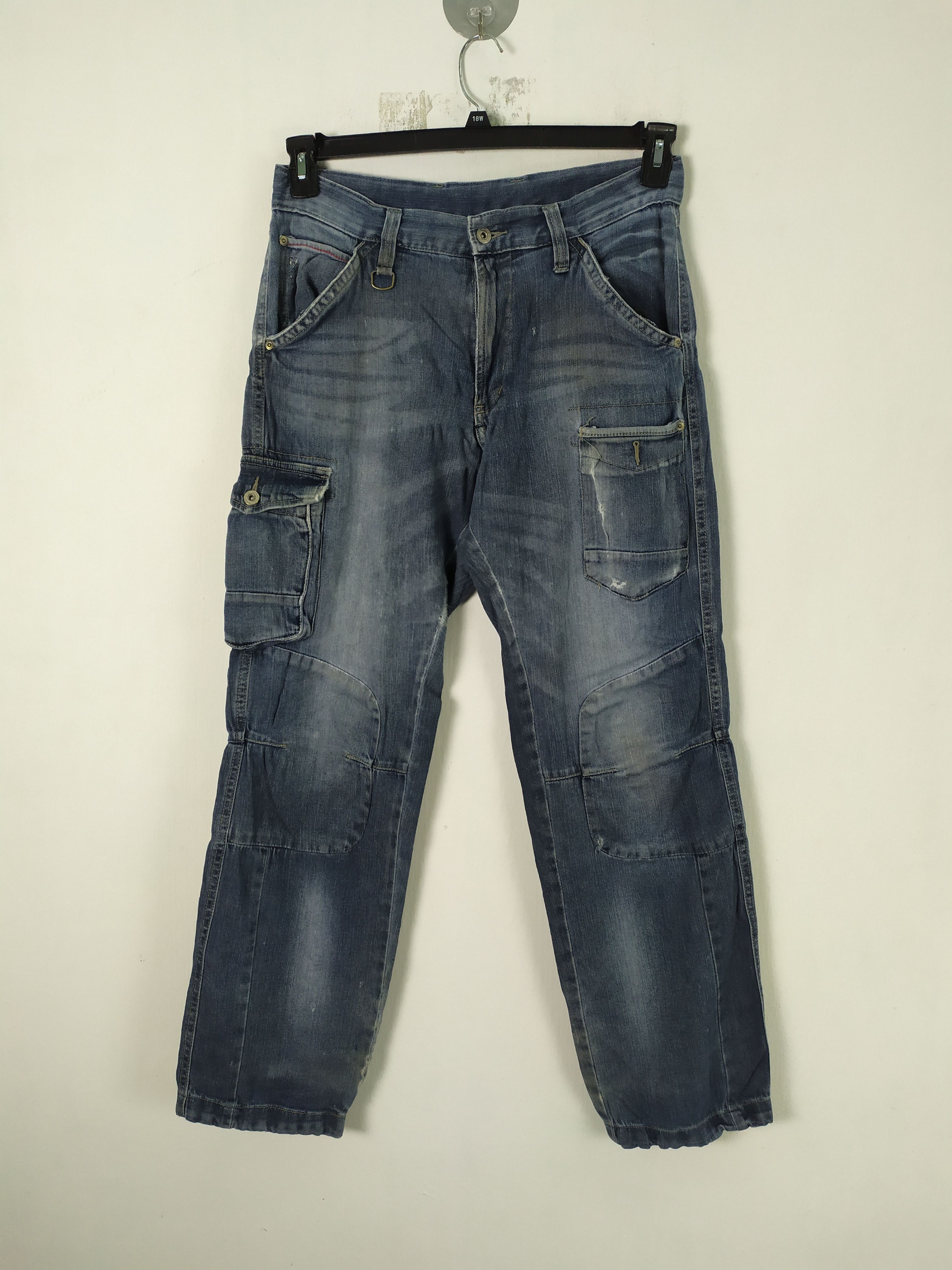 Japanese Brand × Vintage JAPANESE BRAND FADED CARGO PANTS Size US 32 / EU 48 - 1 Thumbnail