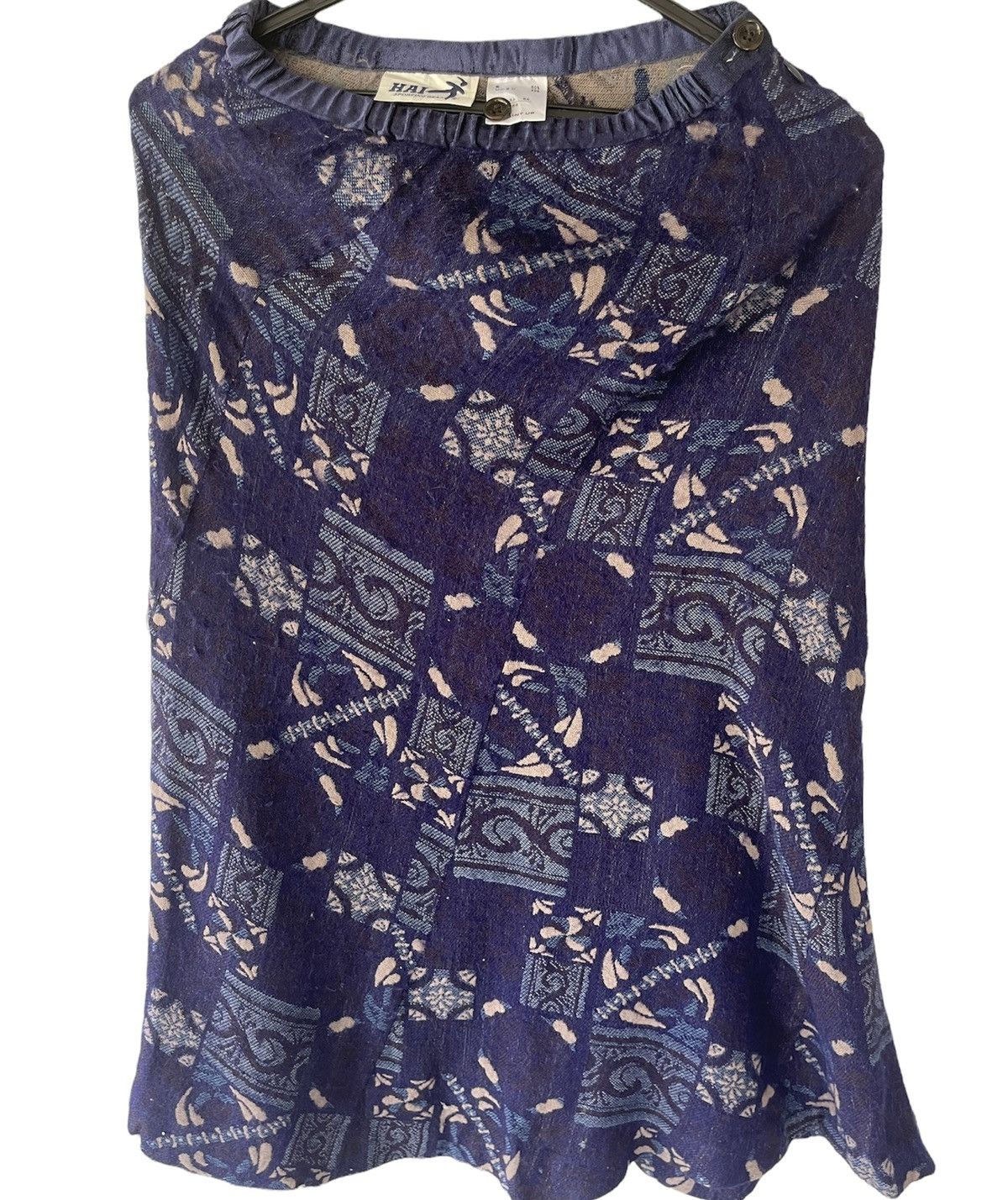 image of Hai Sporting Gear Skirt Wool Japan in Blue, Women's (Size 28)