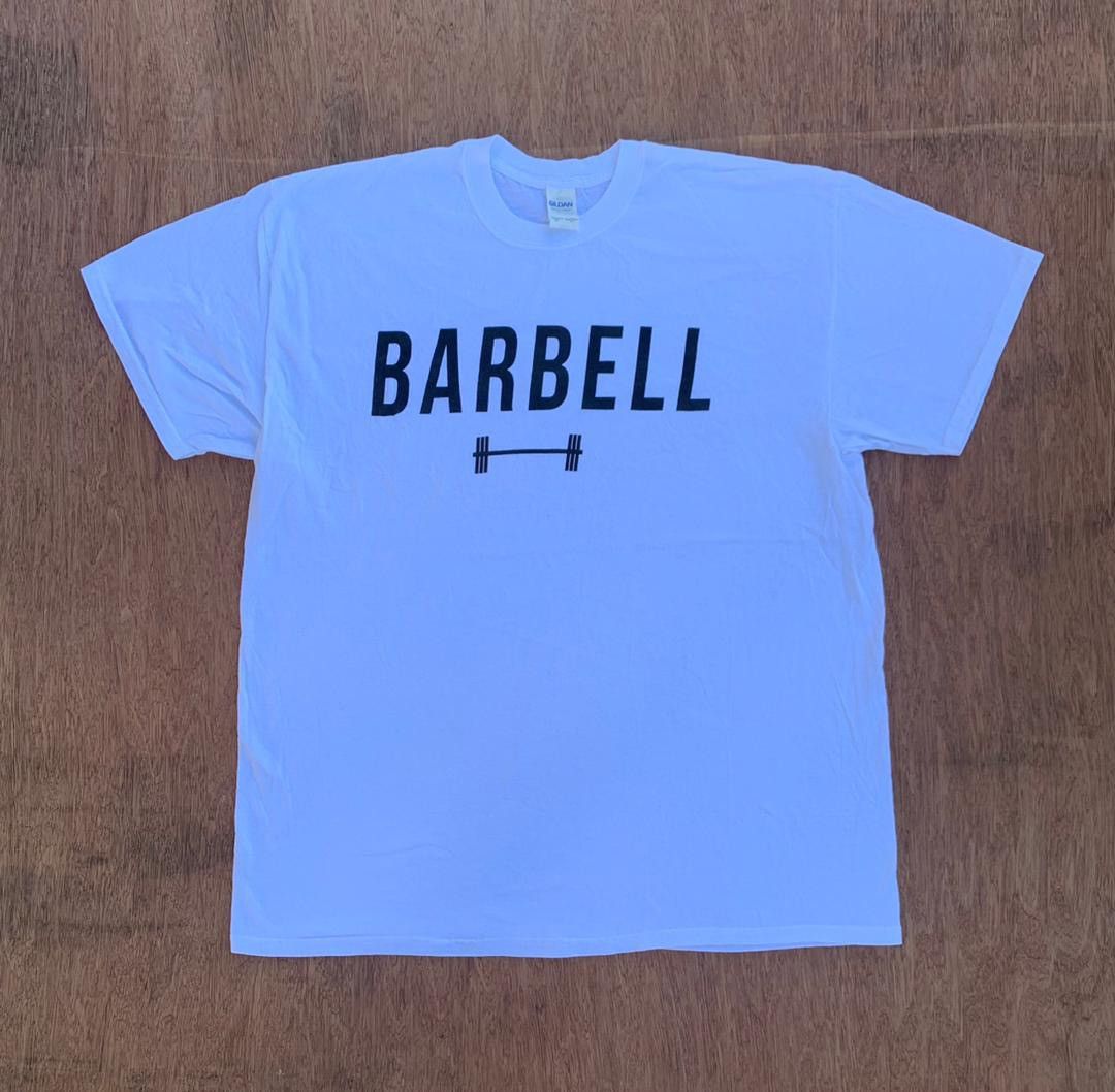 image of Vintage Barbell Tee D - 7 in White, Men's (Size XL)