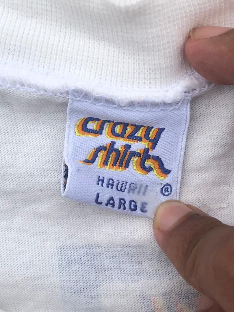 Vintage vintage tee Crazy Shirts Hawaii B9 Size US L / EU 52-54 / 3 - 3 Thumbnail