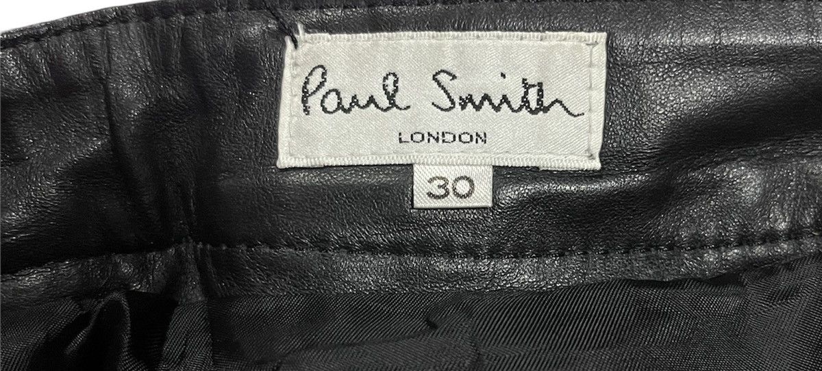 Branded Leather PAUL SMITH PANTS LEATHER JAPAN Size US 30 / EU 46 - 3 Thumbnail