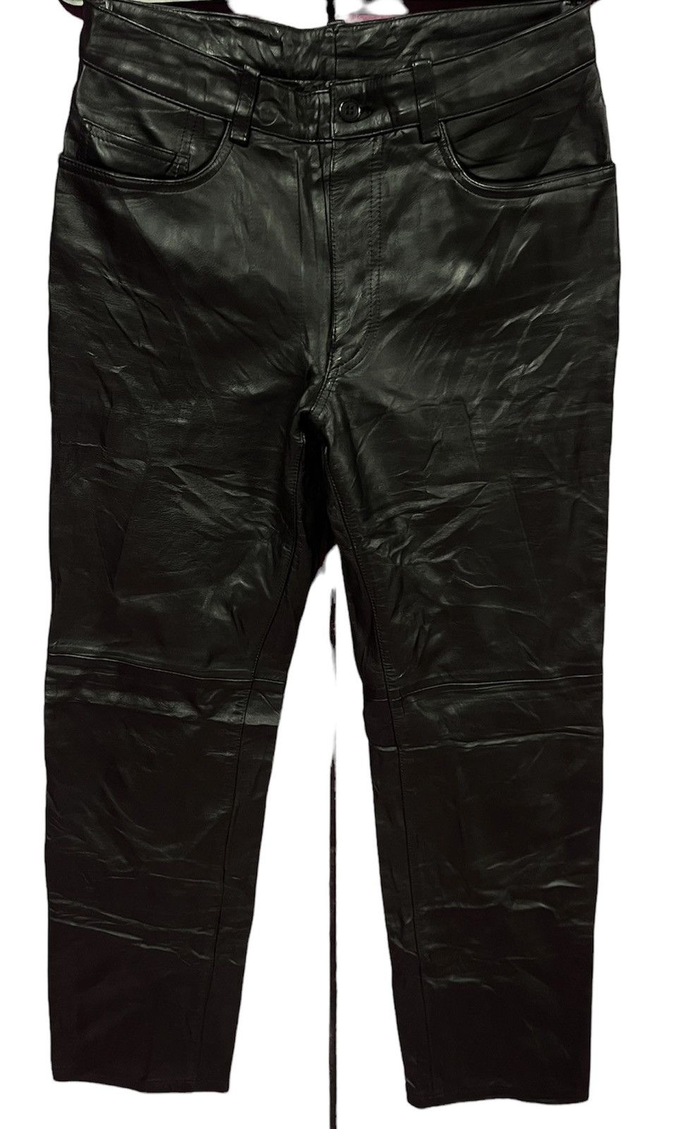 Branded Leather PAUL SMITH PANTS LEATHER JAPAN Size US 30 / EU 46 - 1 Thumbnail