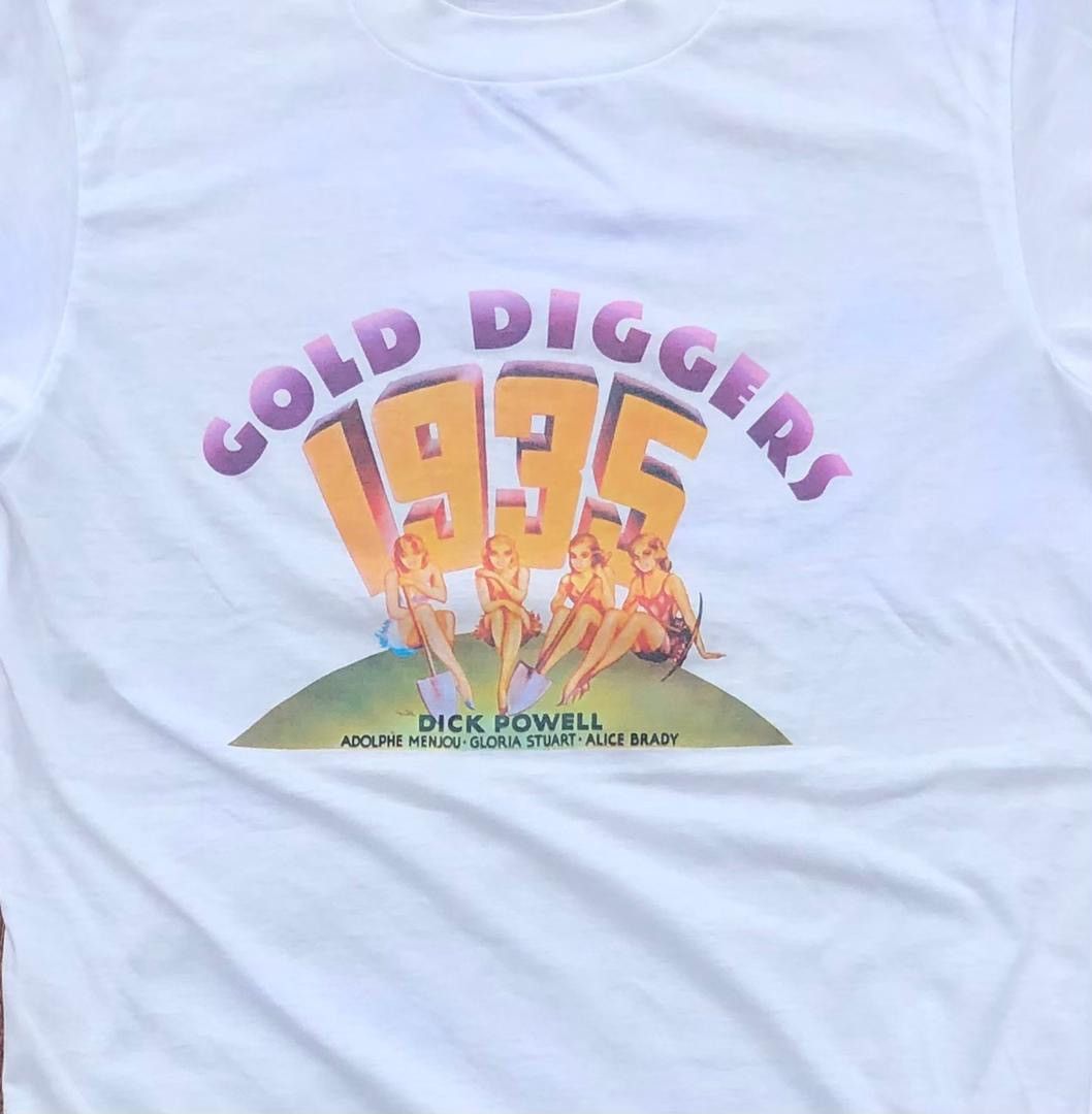 Vintage vintage tee GOLD DIGGER B5 Size US M / EU 48-50 / 2 - 2 Thumbnail