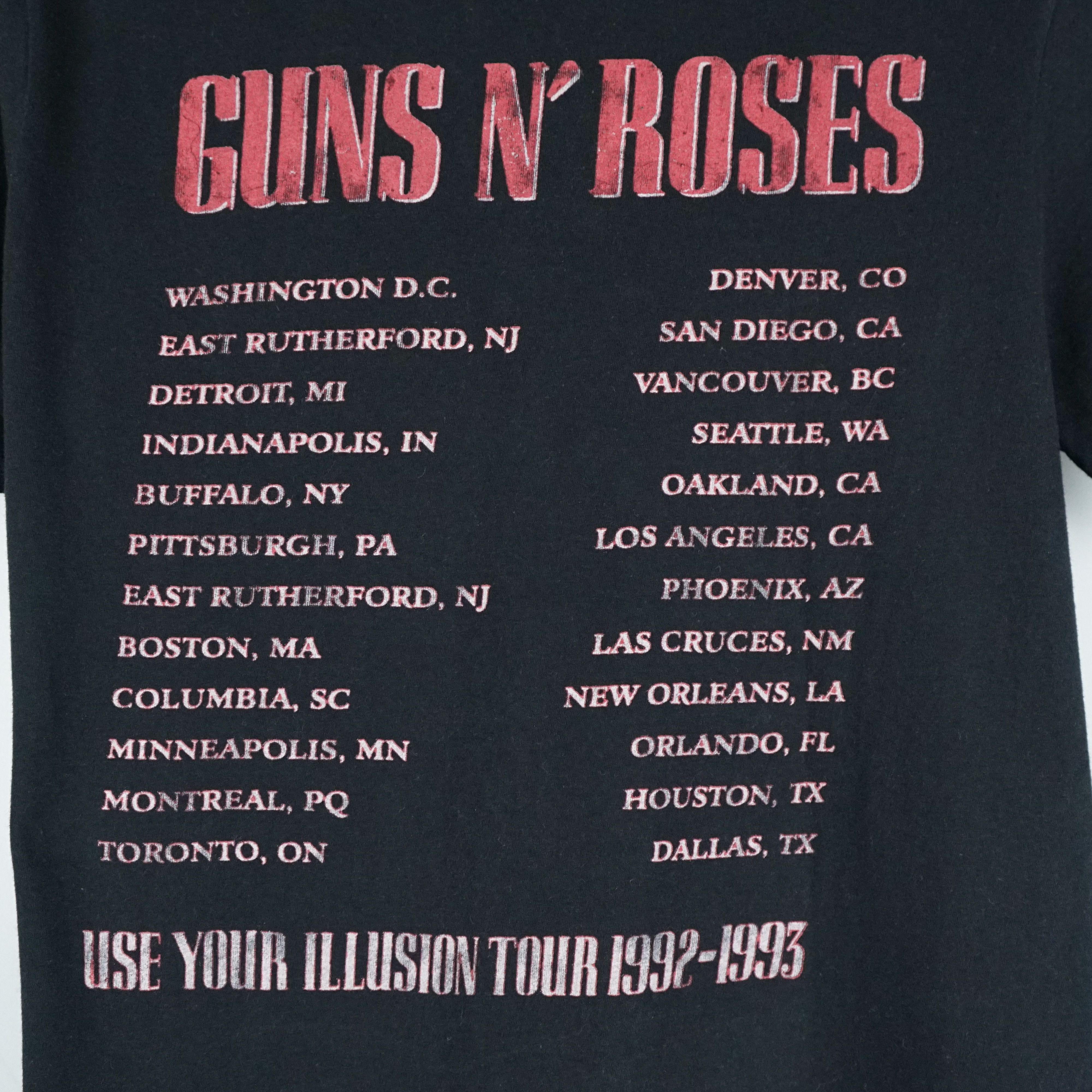 Band Tees × Vintage 1992-93 Guns N Roses t-shirt reprint 2010s Size US S / EU 44-46 / 1 - 6 Thumbnail
