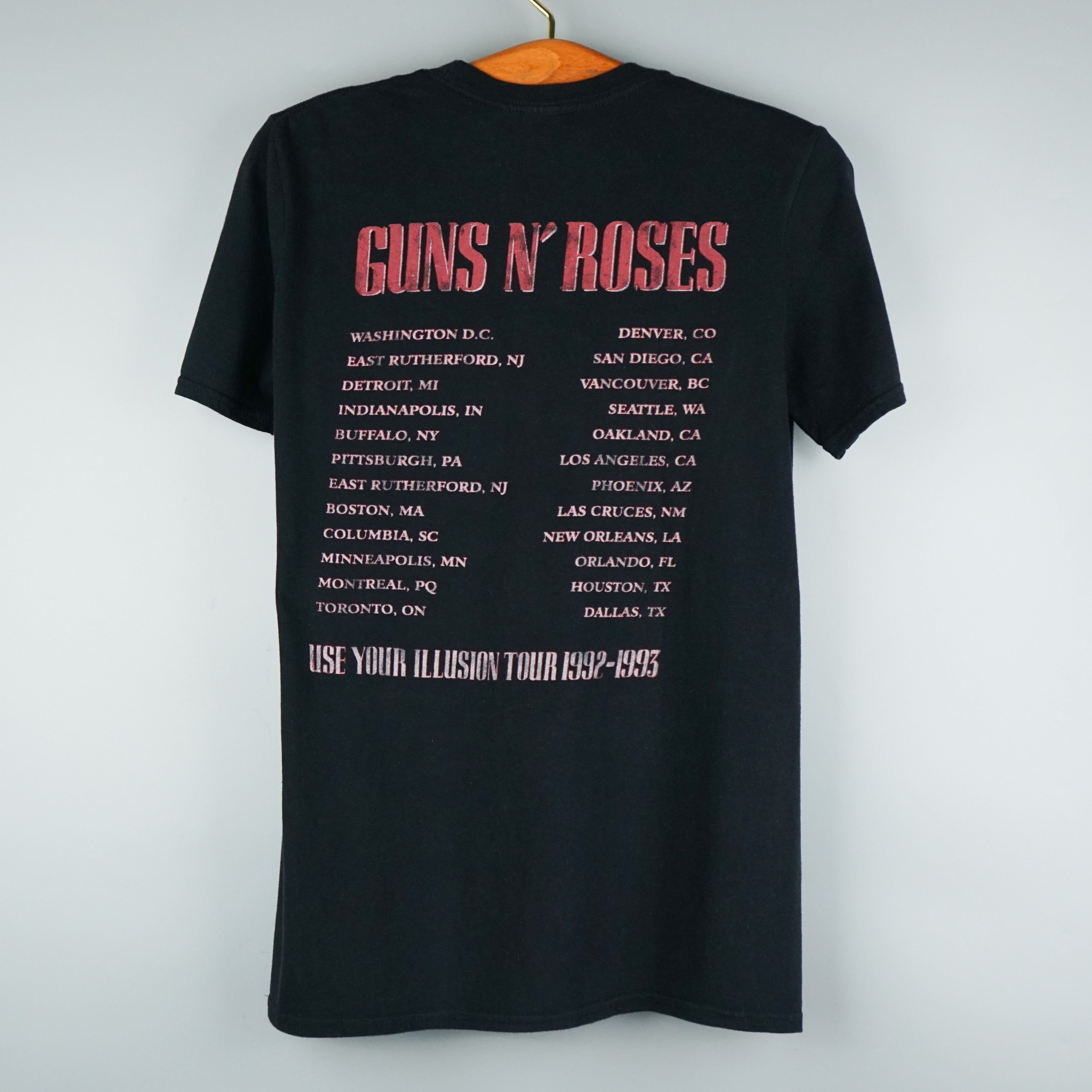 Band Tees × Vintage 1992-93 Guns N Roses t-shirt reprint 2010s Size US S / EU 44-46 / 1 - 5 Thumbnail