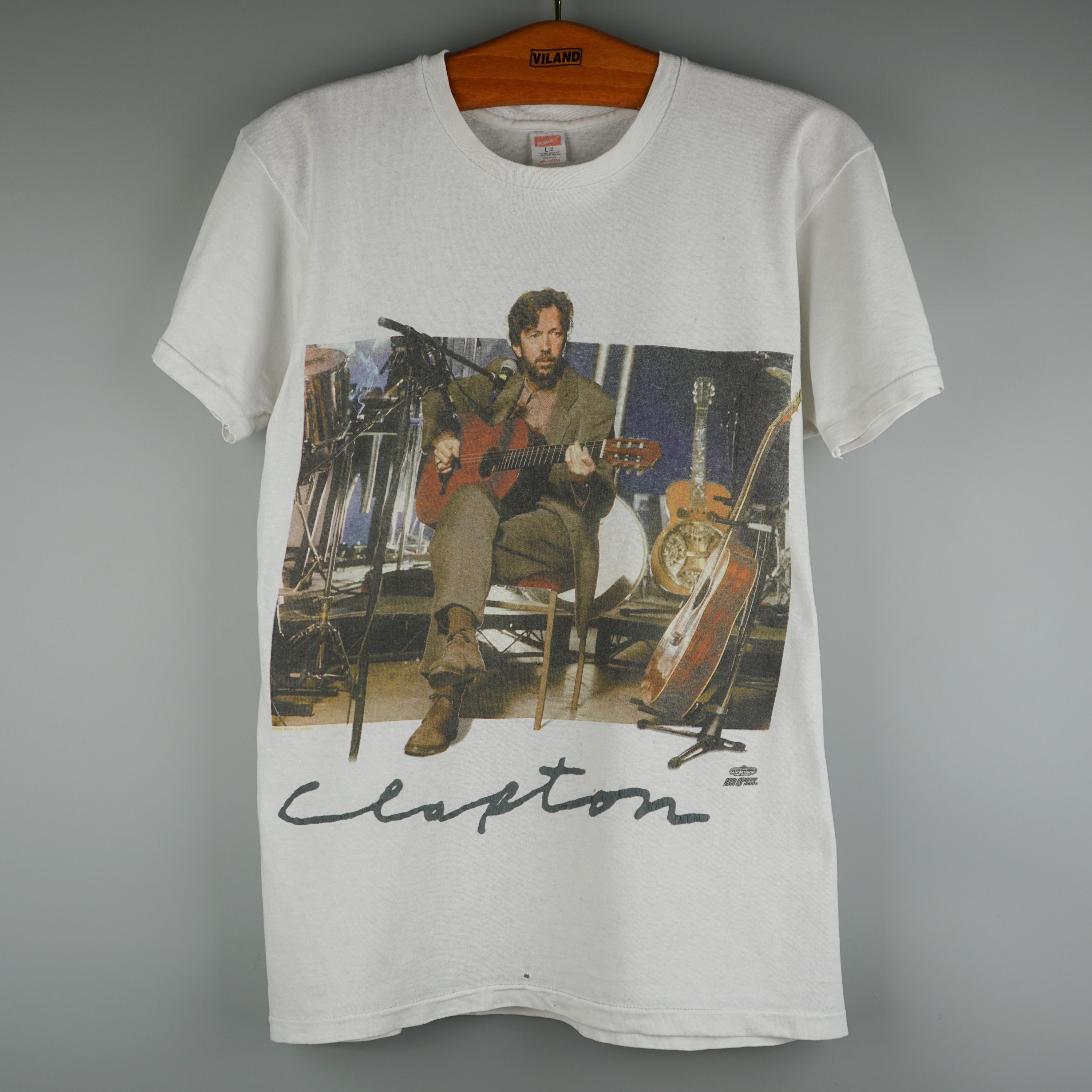 Band Tees × Vintage 1990s Eric Clapton On Stage t-shirt Size US M / EU 48-50 / 2 - 1 Thumbnail