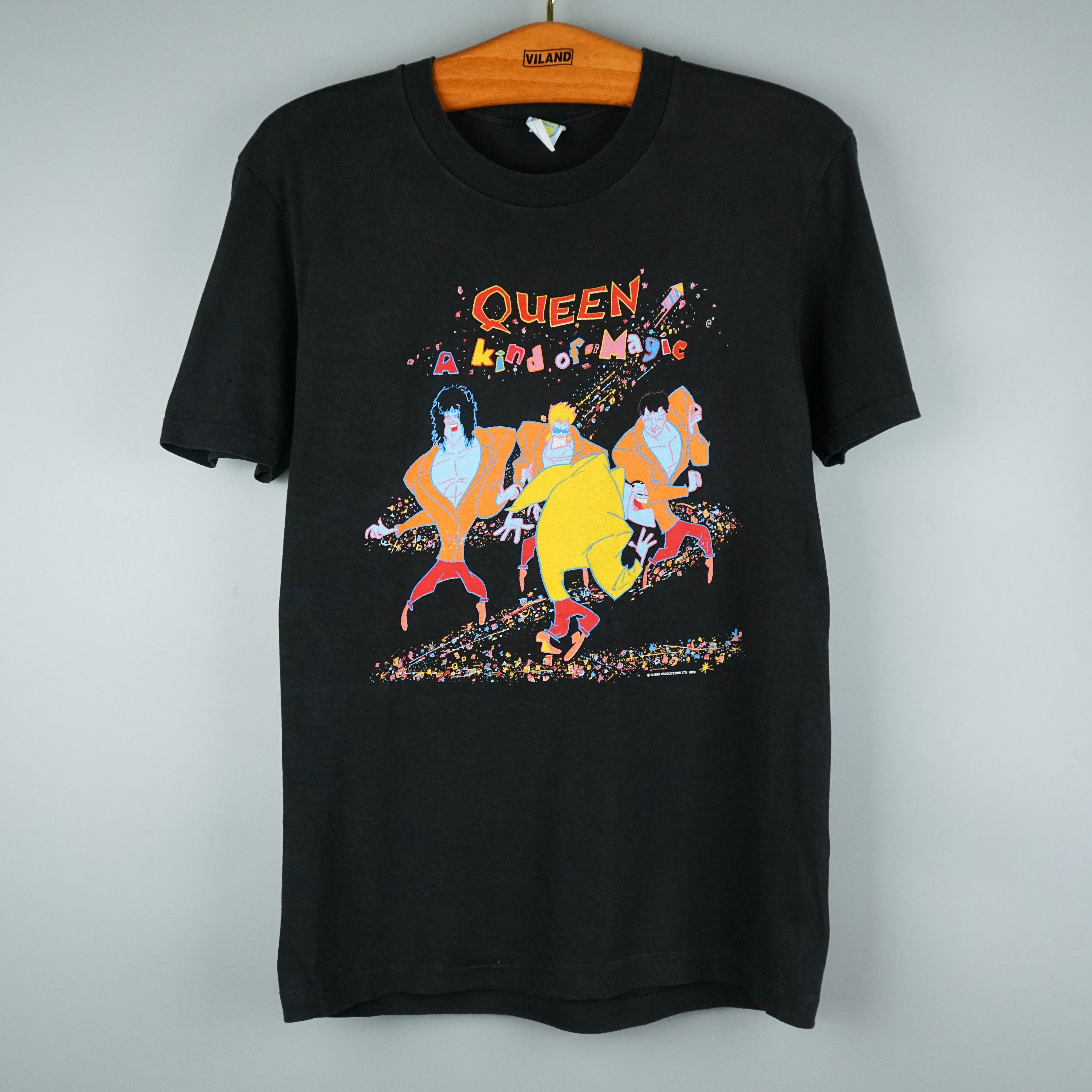 Band Tees × Vintage 1986 Queen tour t-shirt Freddy Mercury Size US S / EU 44-46 / 1 - 1 Thumbnail