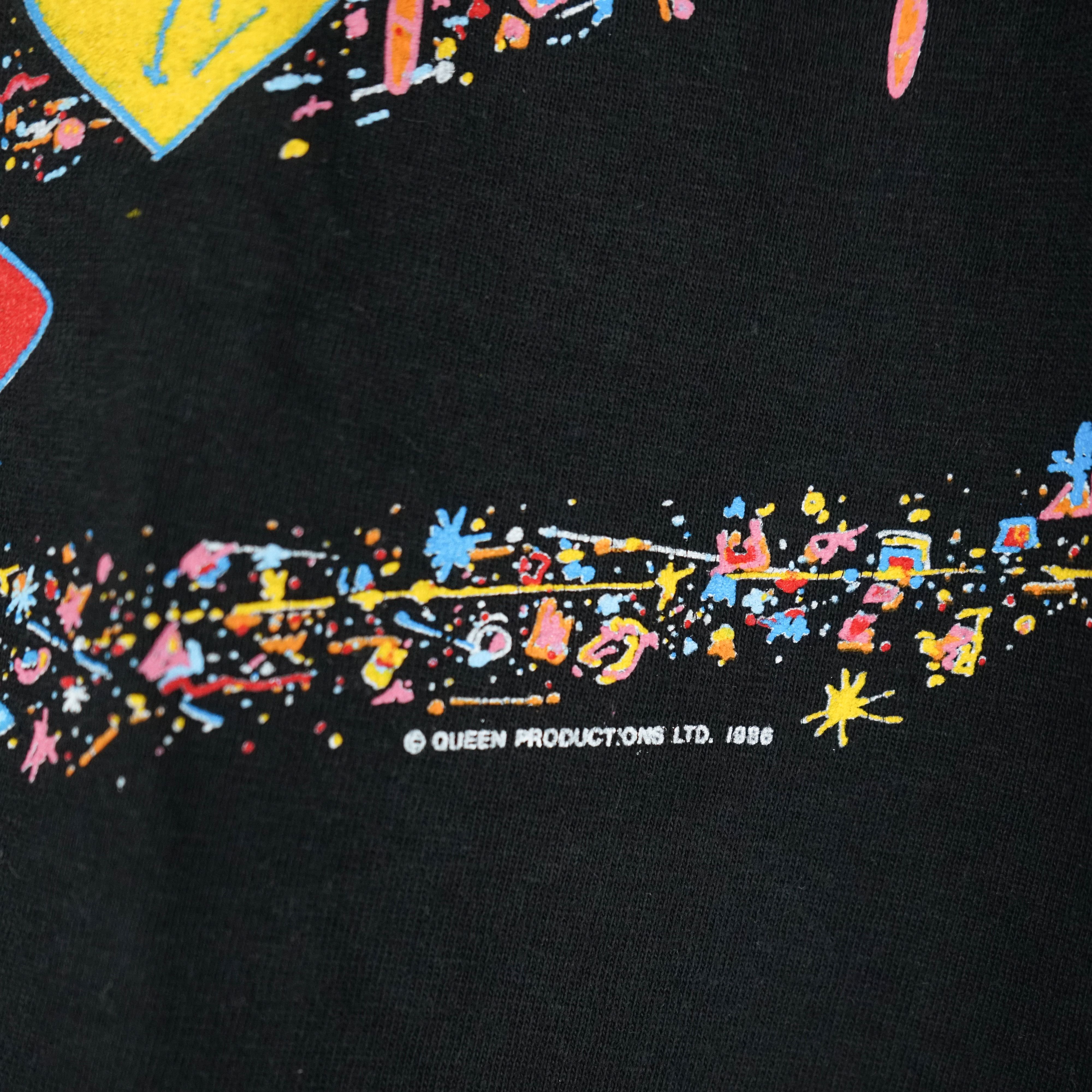 Band Tees × Vintage 1986 Queen tour t-shirt Freddy Mercury Size US S / EU 44-46 / 1 - 3 Thumbnail