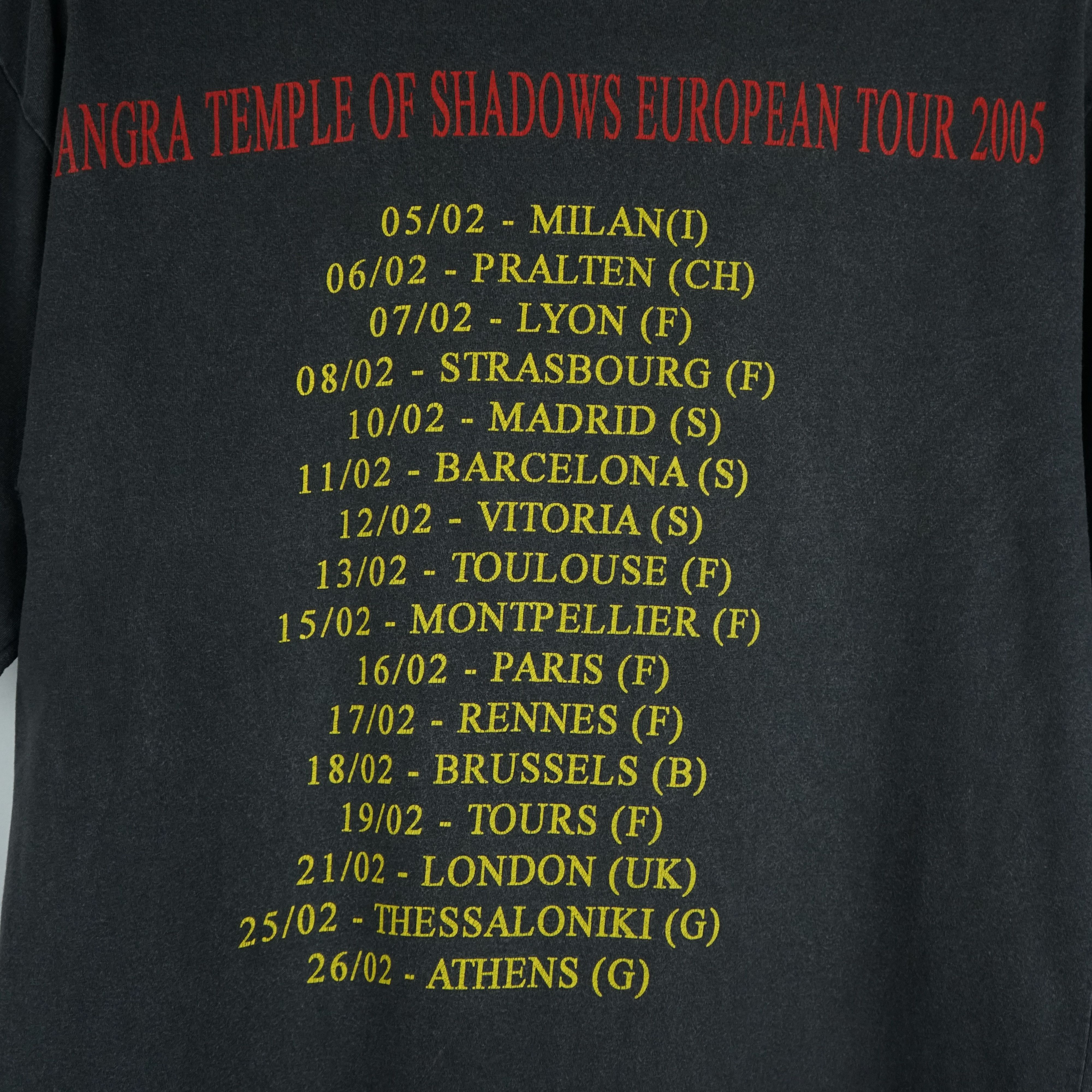 Band Tees × Vintage 2005 Angra t shirt Size US M / EU 48-50 / 2 - 7 Thumbnail