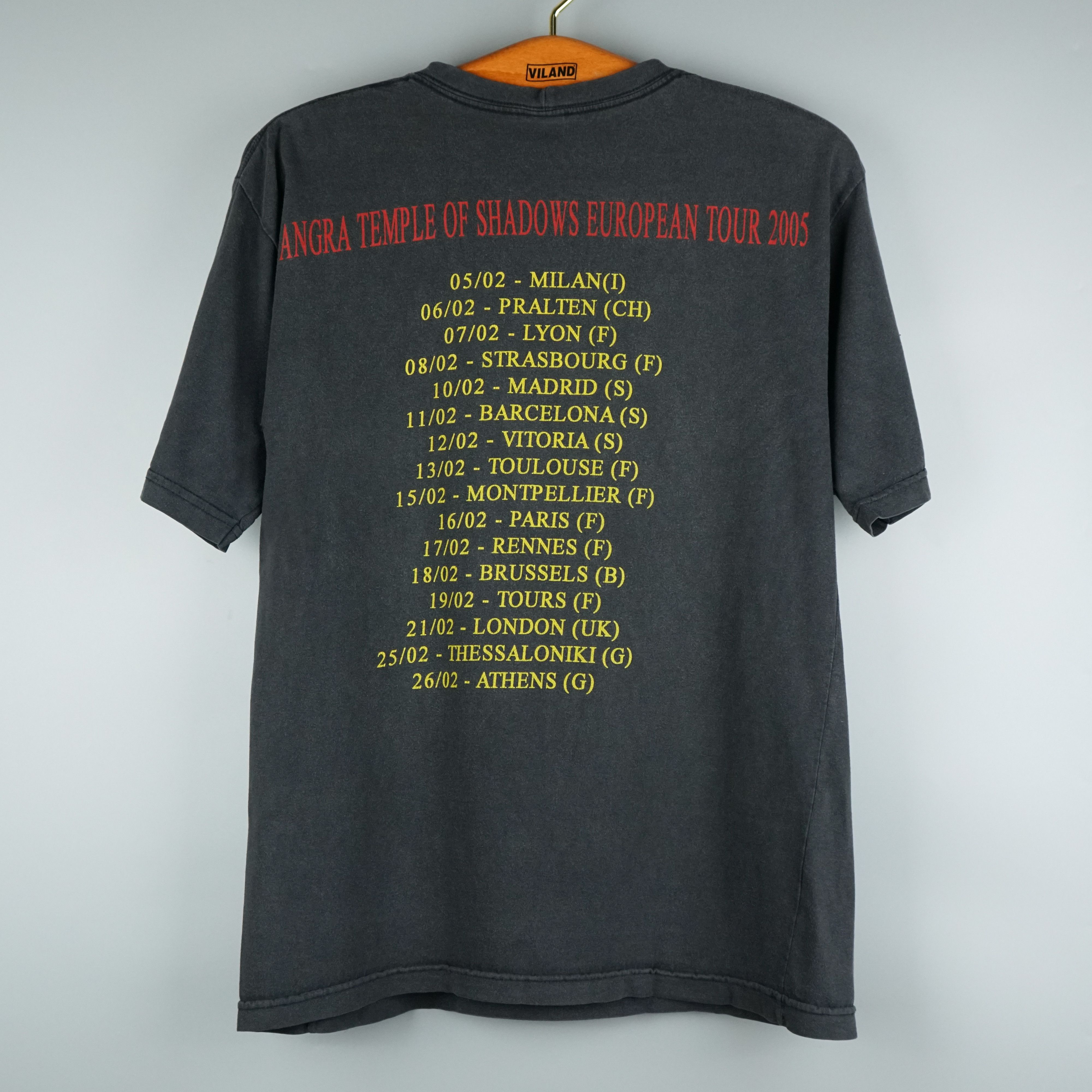Band Tees × Vintage 2005 Angra t shirt Size US M / EU 48-50 / 2 - 6 Thumbnail