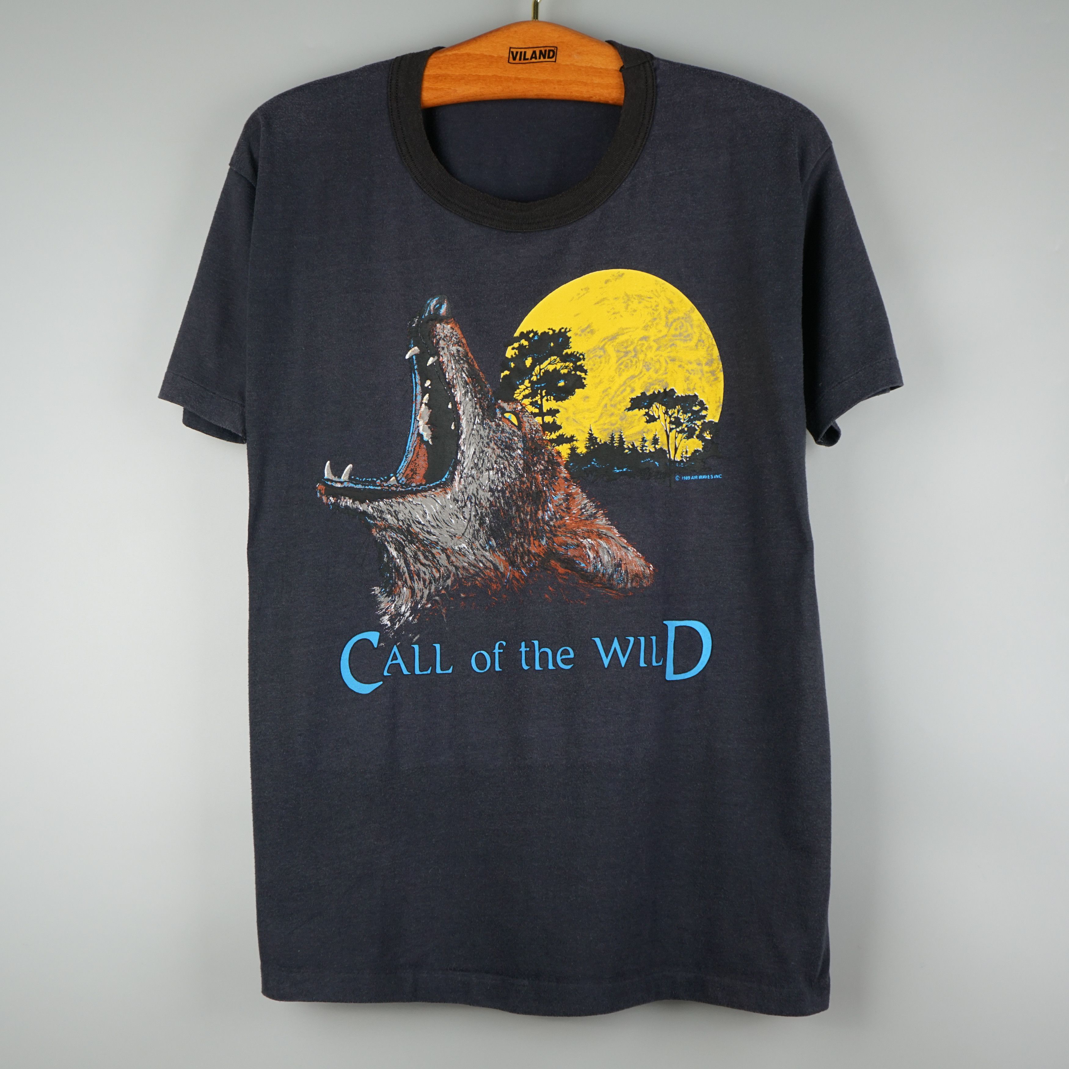 Harley Davidson × Vintage 1989 Wolf Animal t-shirt Leader of the pack Size US M / EU 48-50 / 2 - 1 Thumbnail