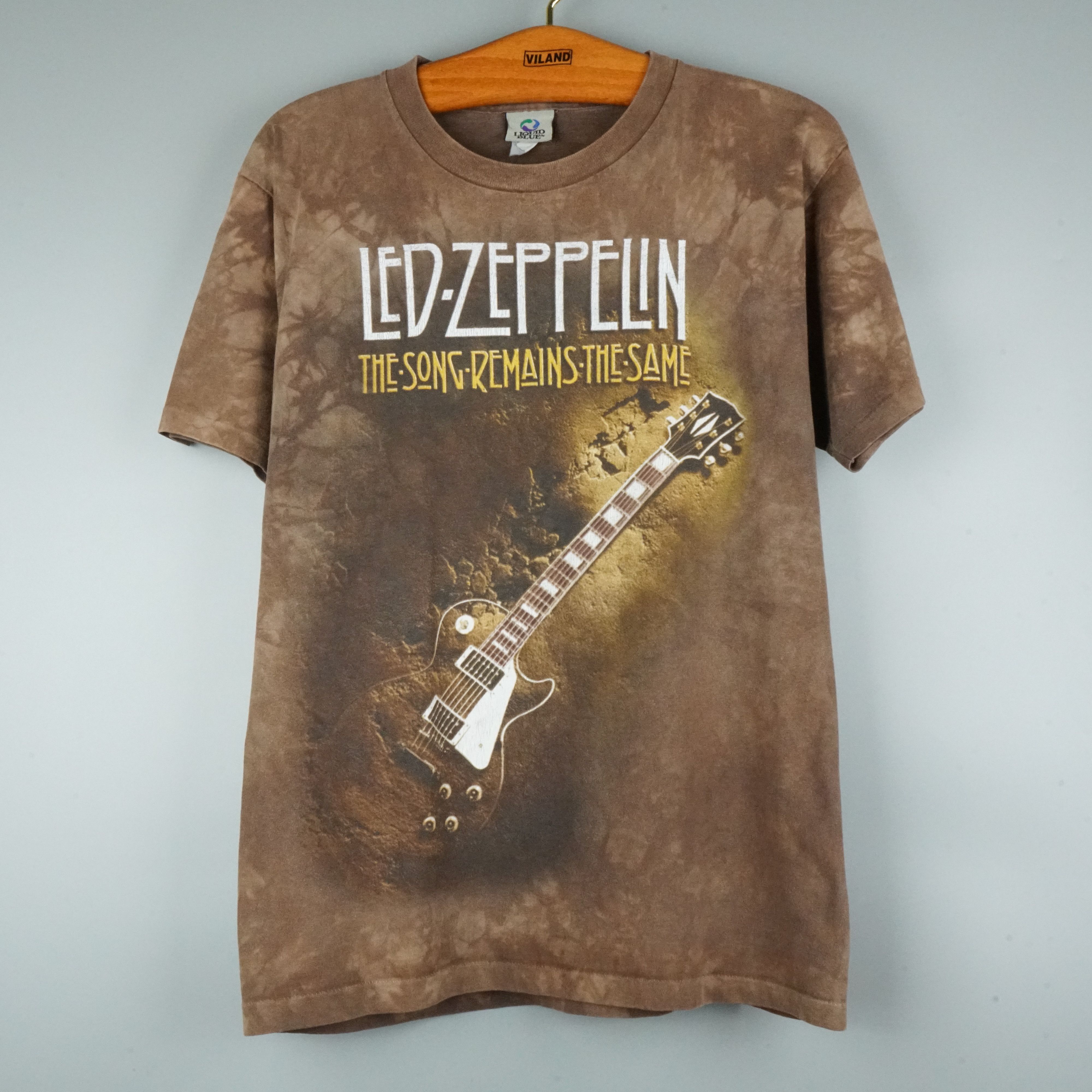Band Tees × Liquid Blue × Vintage vintage led zeppelin t shirt 1990s like Guns N Roses ACDC Size US M / EU 48-50 / 2 - 1 Thumbnail