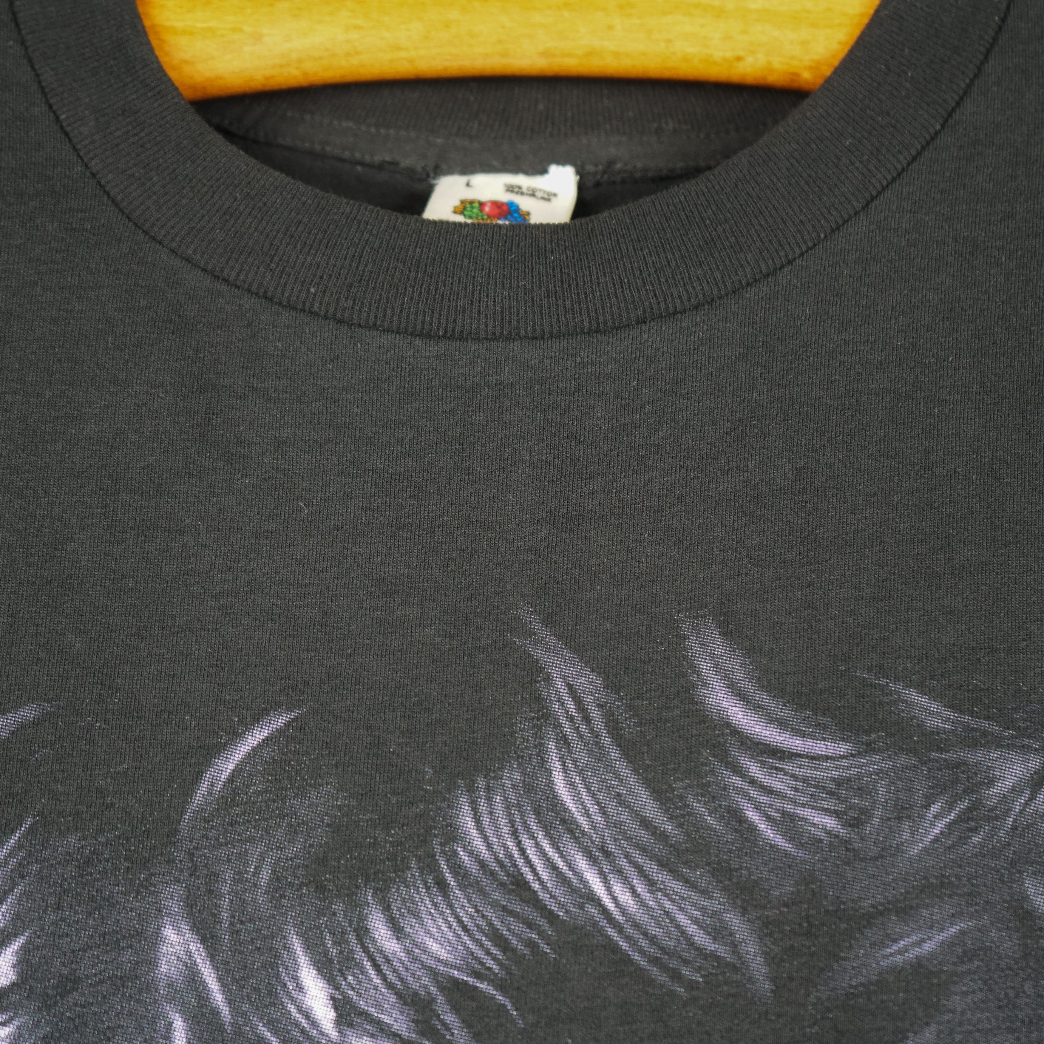 Band Tees × Vintage 1990s The Doors Jim Morrison Fruit Of The Loom t-shirt Size US M / EU 48-50 / 2 - 3 Thumbnail