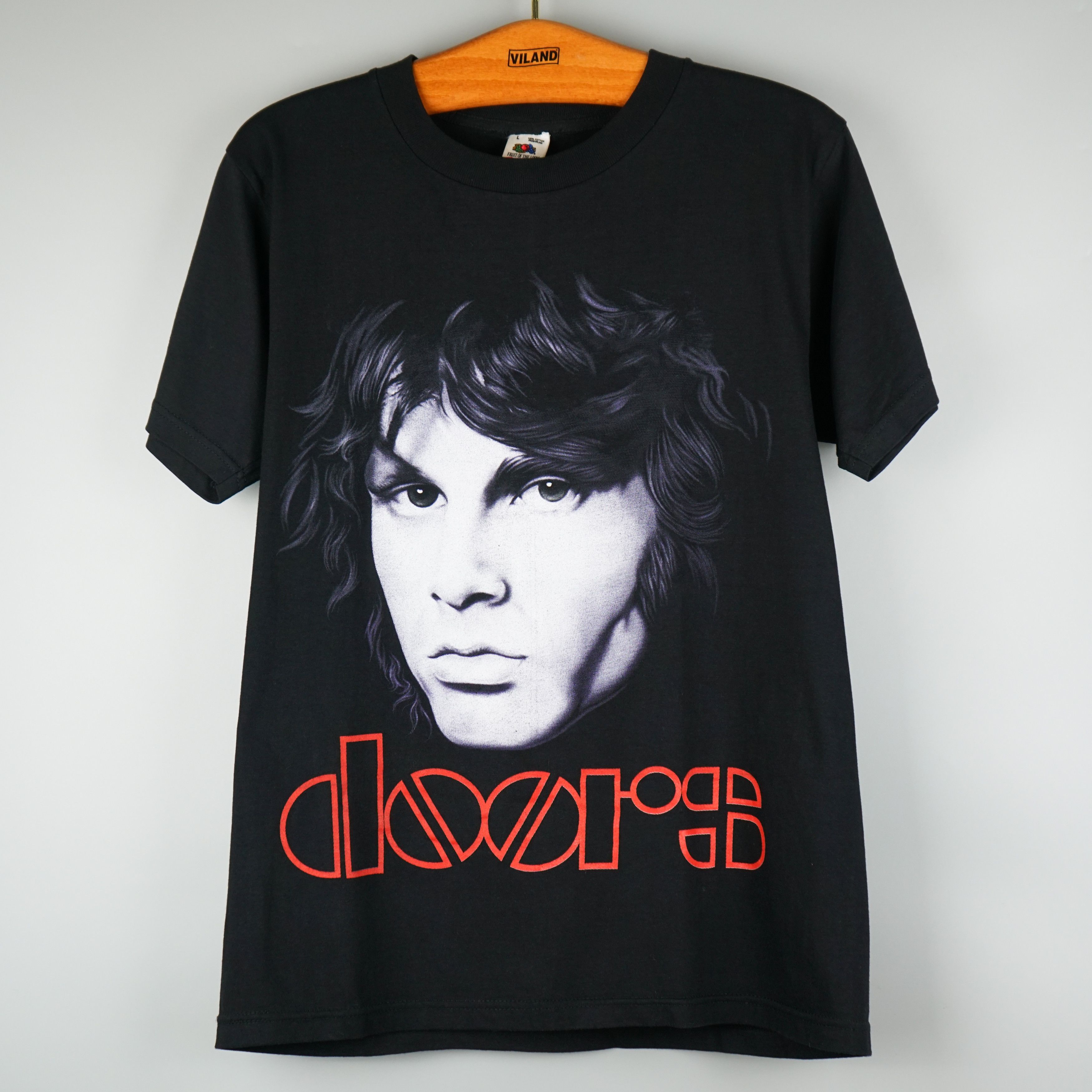 Band Tees × Vintage 1990s The Doors Jim Morrison Fruit Of The Loom t-shirt Size US M / EU 48-50 / 2 - 1 Thumbnail