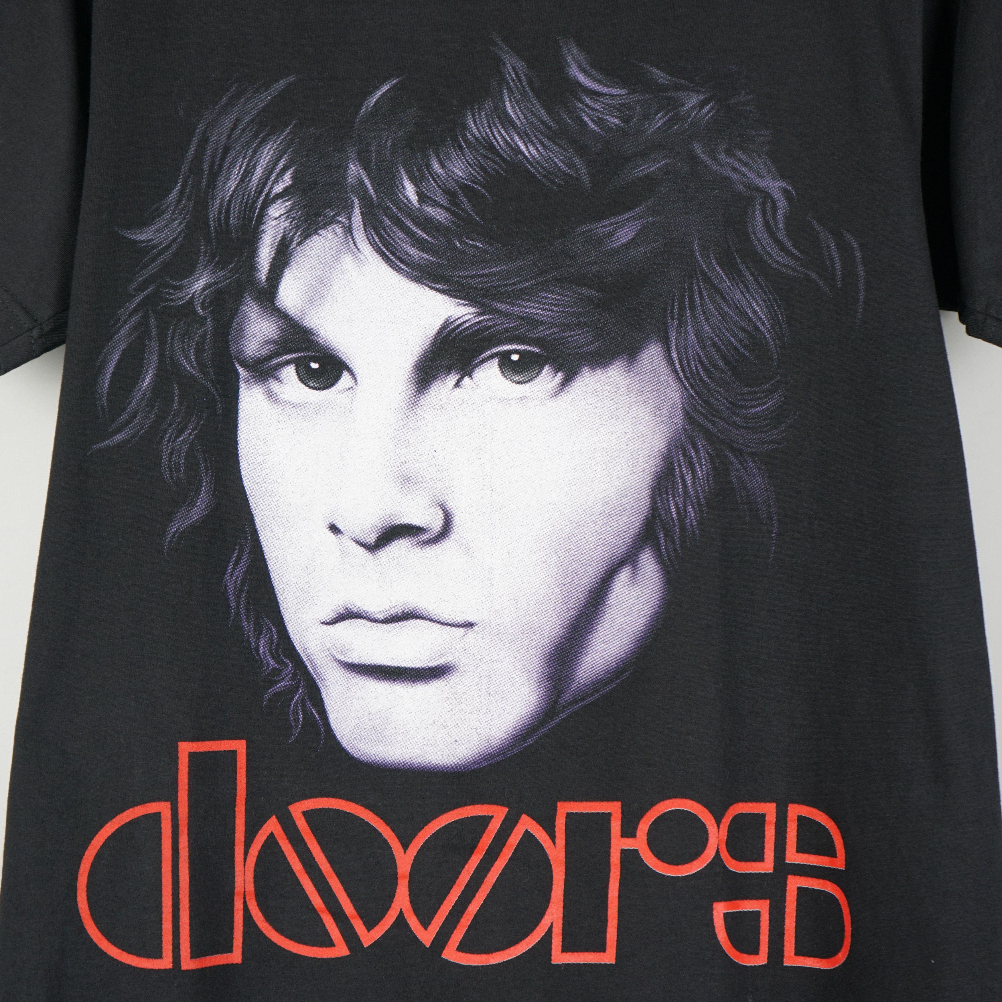 Band Tees × Vintage 1990s The Doors Jim Morrison Fruit Of The Loom t-shirt Size US M / EU 48-50 / 2 - 2 Thumbnail